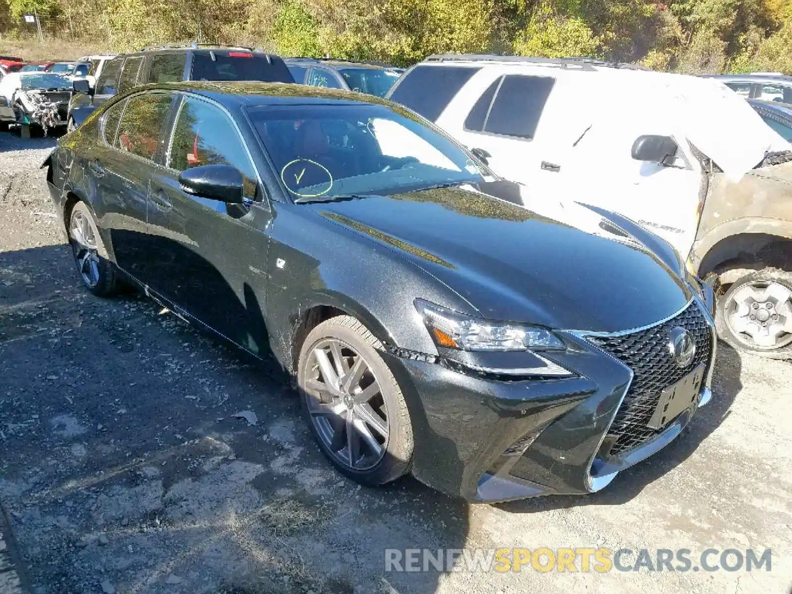 1 Photograph of a damaged car JTHCZ1BL1KA011956 LEXUS GS 350 BAS 2019