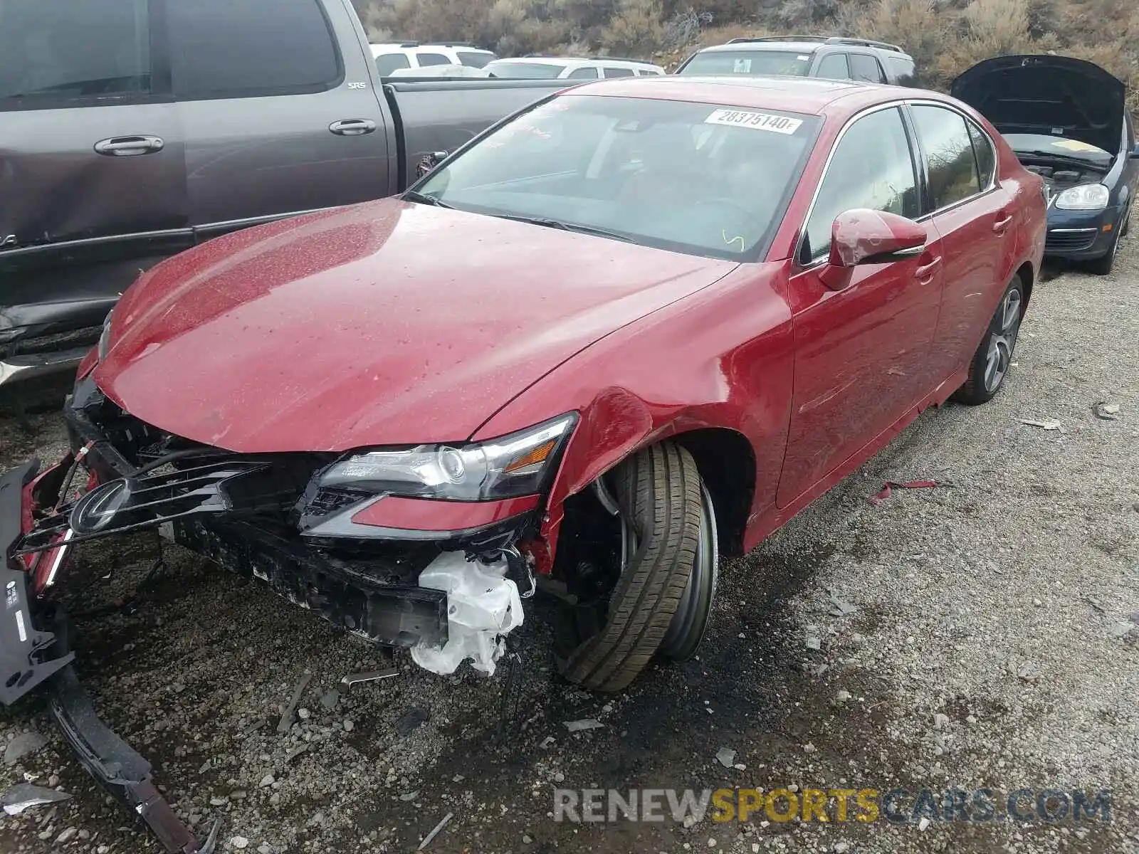 2 Photograph of a damaged car JTHCZ1BL2KA011612 LEXUS GS 350 BAS 2019