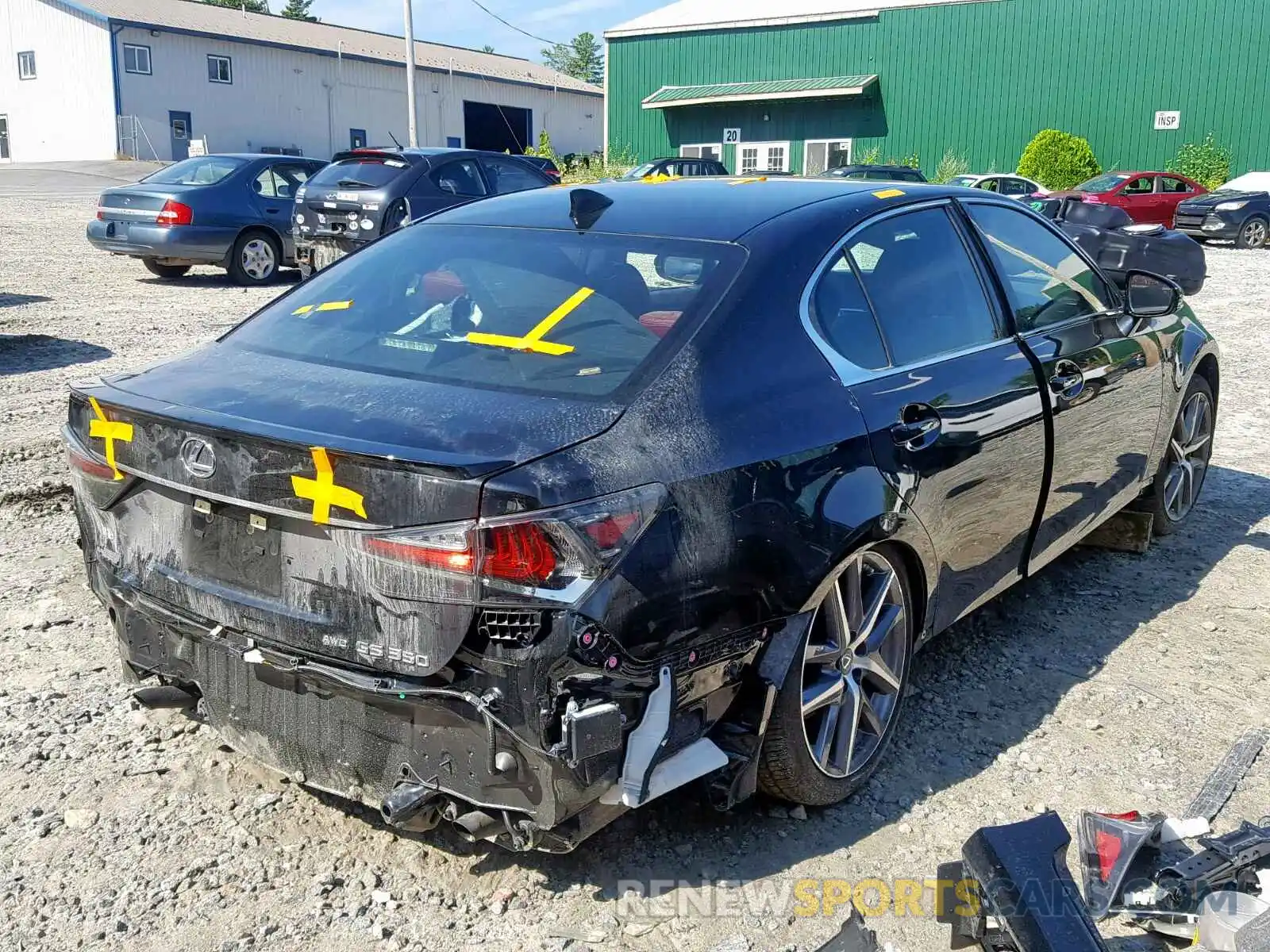 4 Photograph of a damaged car JTHCZ1BL3KA011358 LEXUS GS 350 BAS 2019
