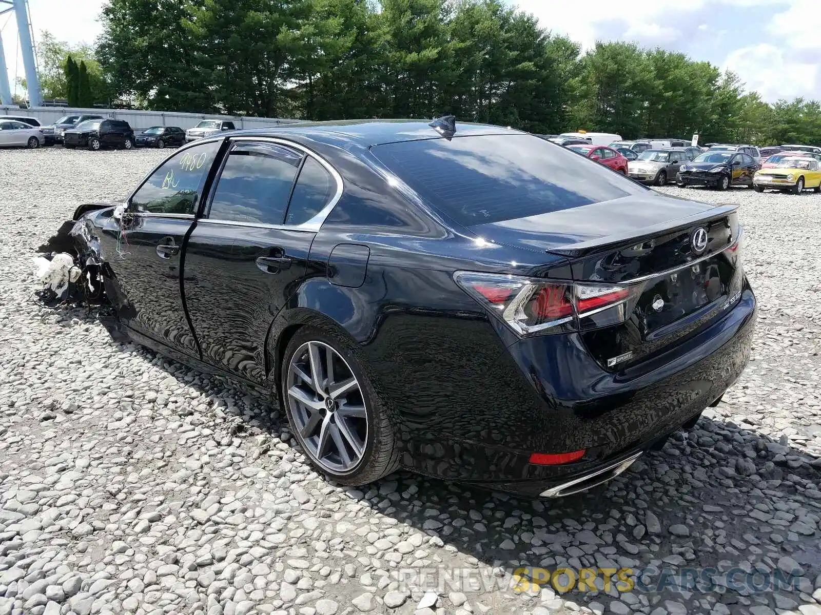 2 Photograph of a damaged car JTHCZ1BL4KA011272 LEXUS GS 350 BAS 2019