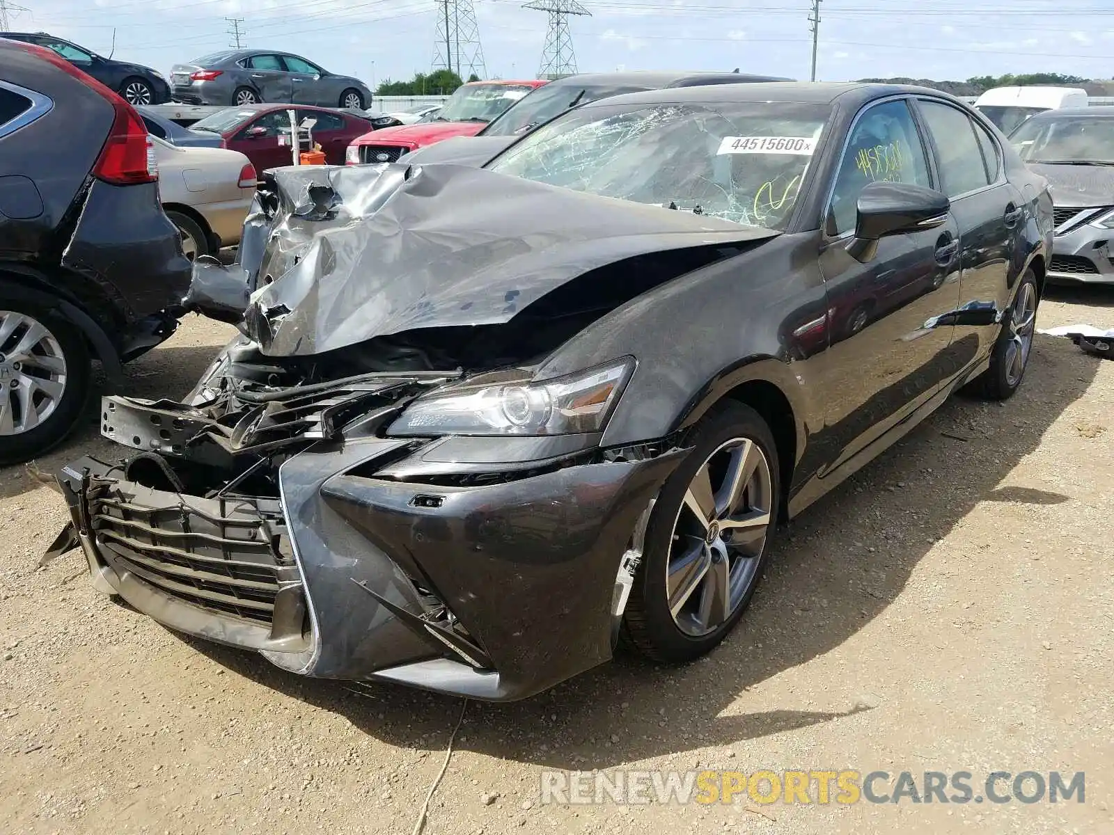 2 Photograph of a damaged car JTHCZ1BL7KA011752 LEXUS GS 350 BAS 2019