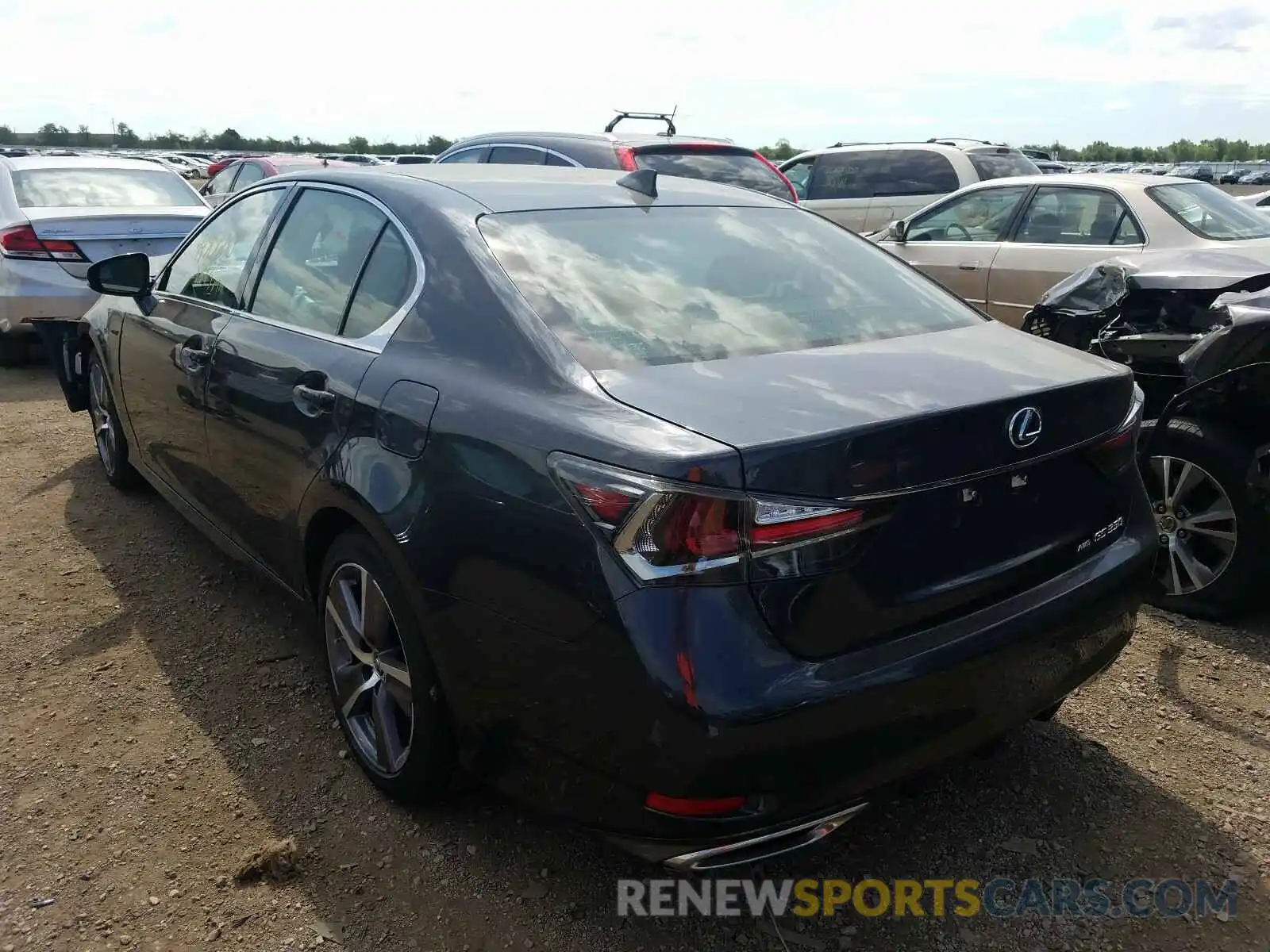 3 Фотография поврежденного автомобиля JTHCZ1BL7KA011752 LEXUS GS 350 BAS 2019