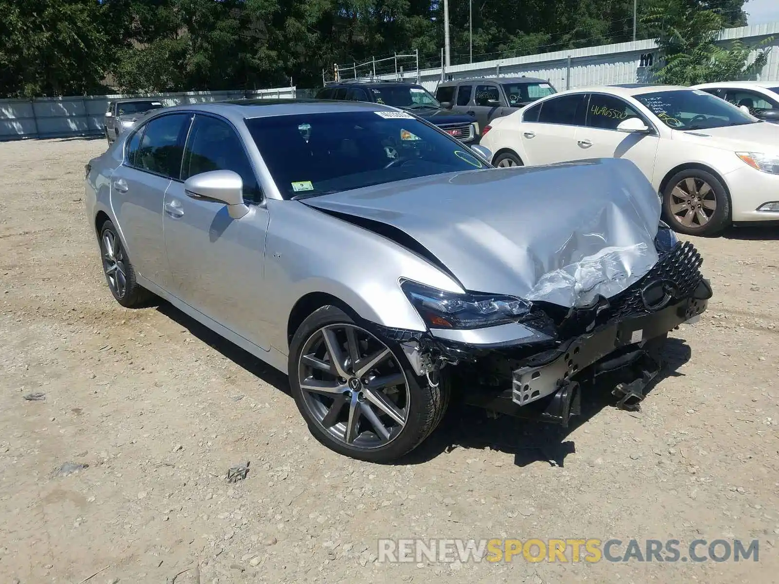 1 Photograph of a damaged car JTHCZ1BL7KA012058 LEXUS GS 350 BAS 2019