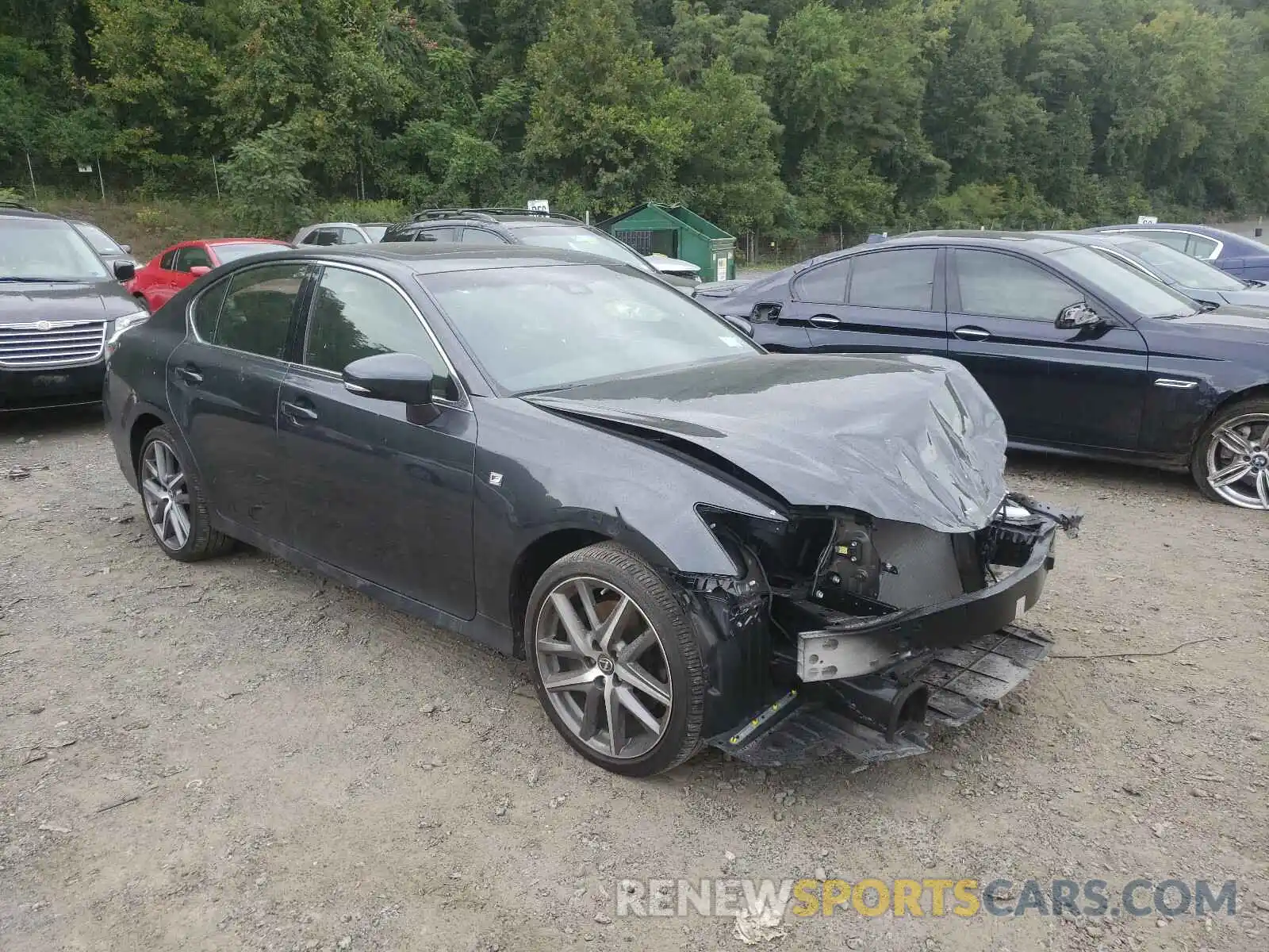 1 Photograph of a damaged car JTHCZ1BLXKA011521 LEXUS GS 350 BAS 2019