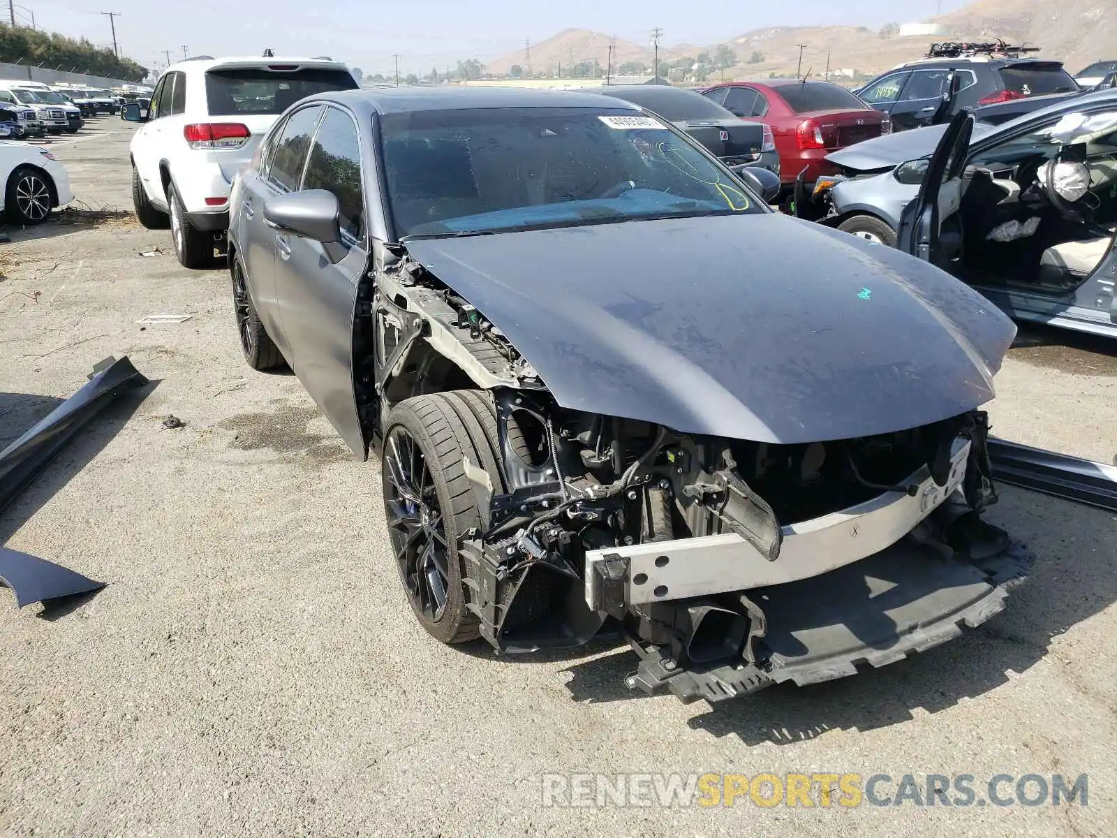 1 Photograph of a damaged car JTHBP1BL1KA002790 LEXUS GS-F 2019