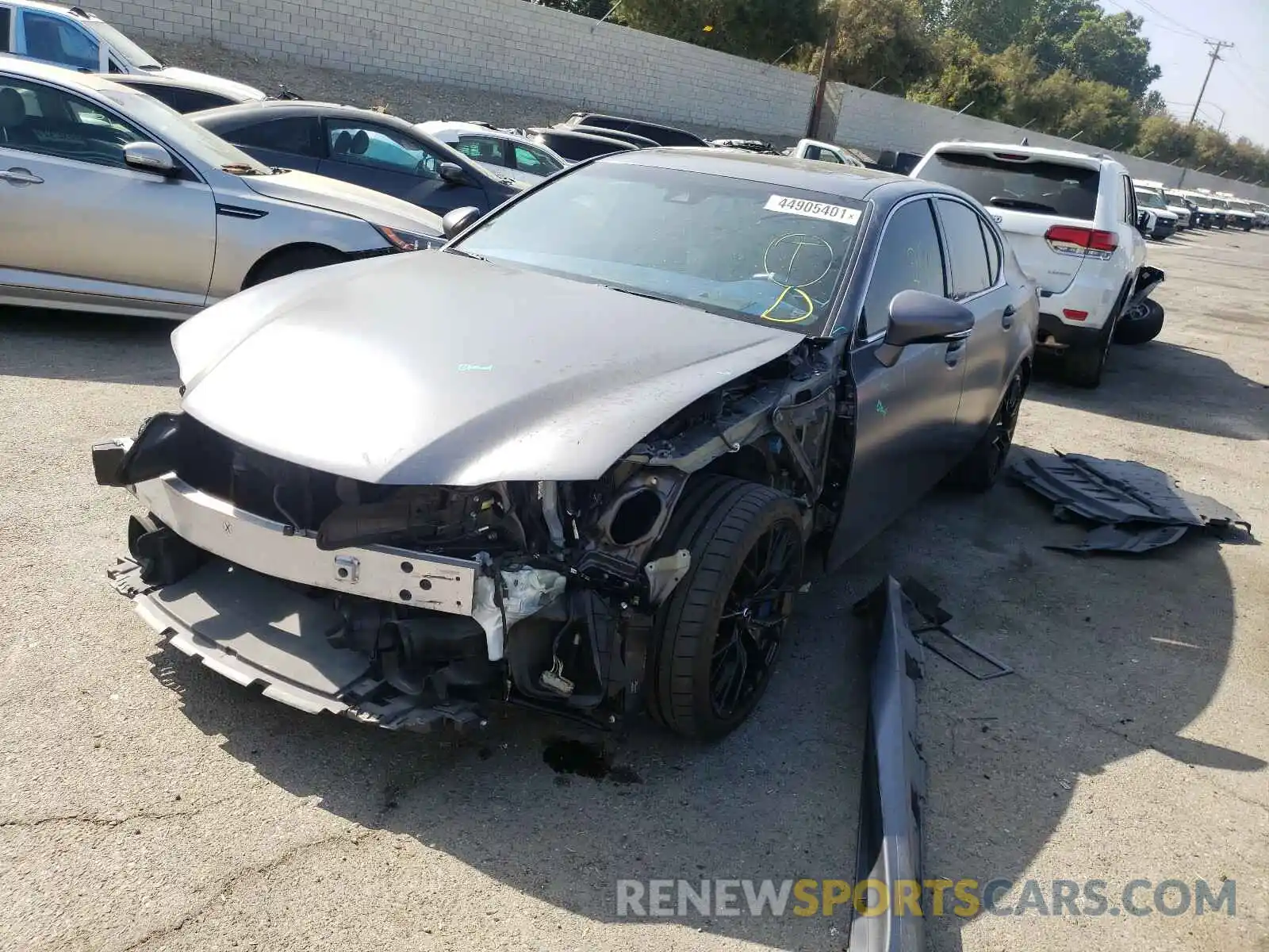 2 Photograph of a damaged car JTHBP1BL1KA002790 LEXUS GS-F 2019