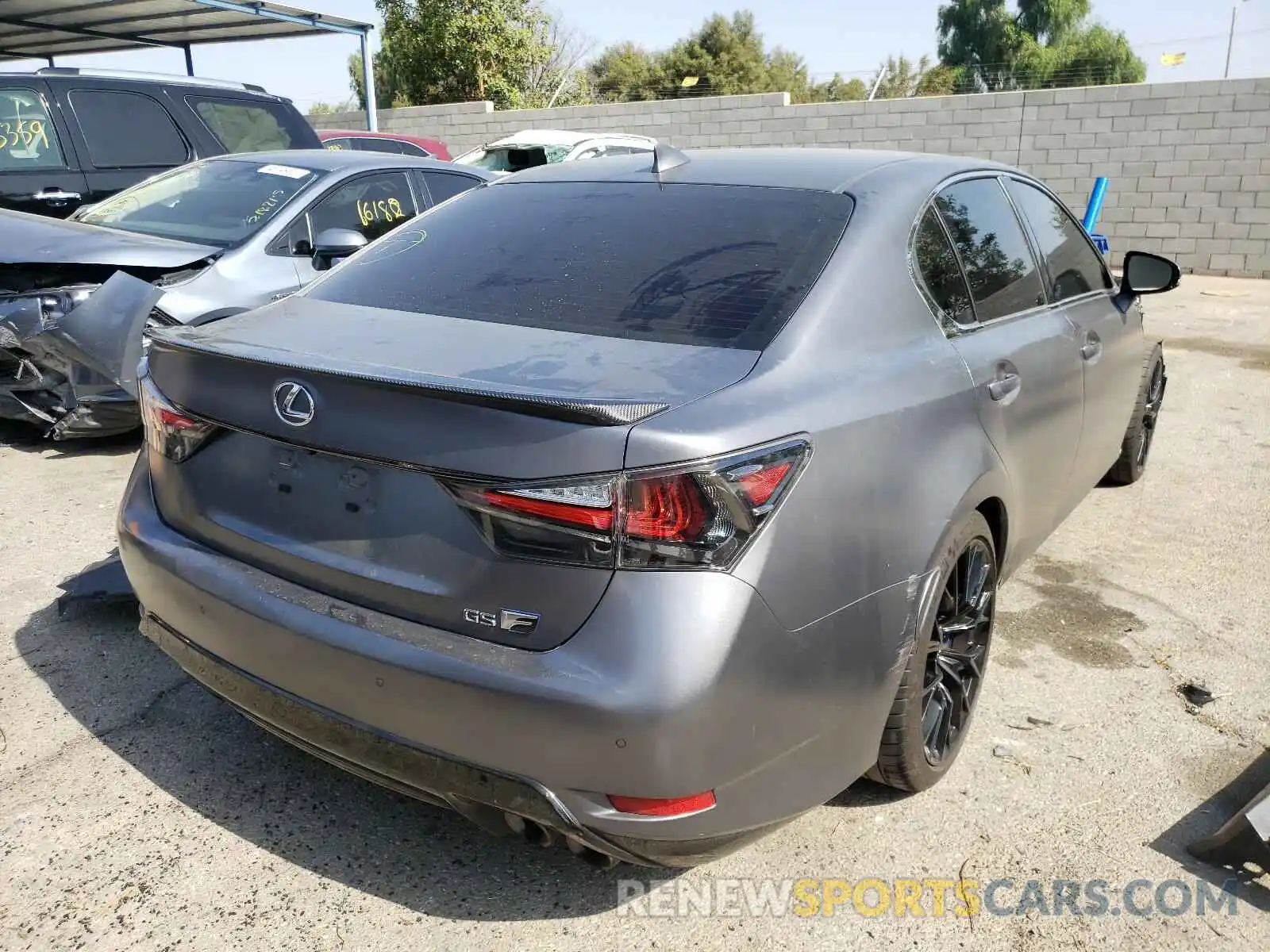 4 Photograph of a damaged car JTHBP1BL1KA002790 LEXUS GS-F 2019