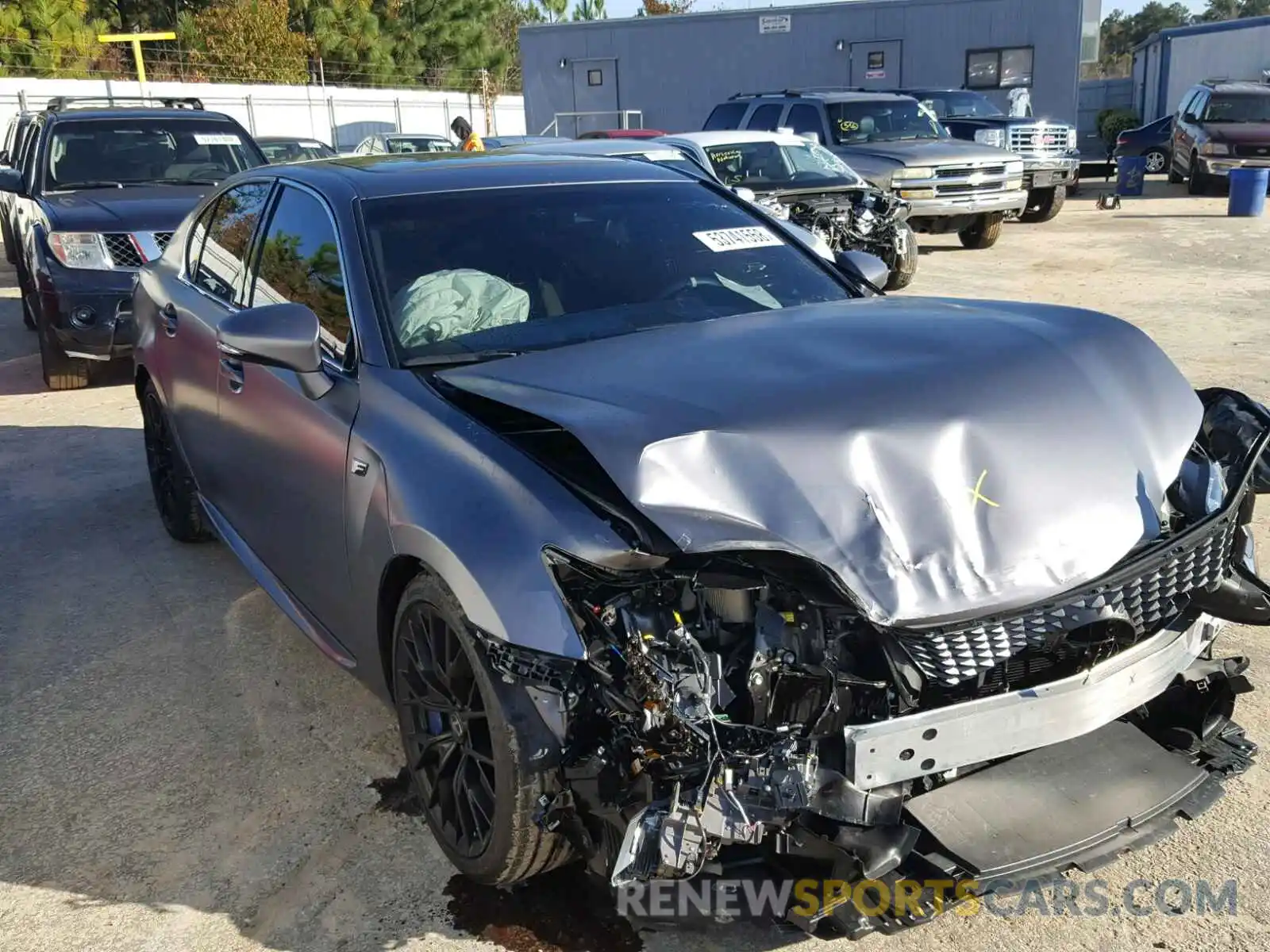 1 Photograph of a damaged car JTHBP1BL3KA002838 LEXUS GS-F 2019