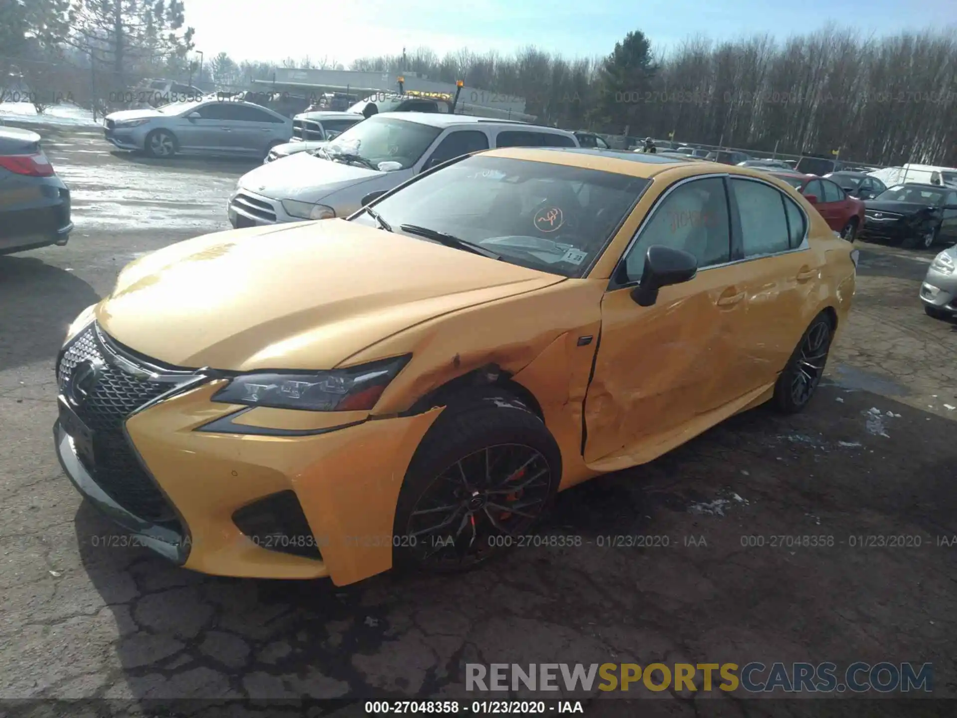 2 Фотография поврежденного автомобиля JTHBP1BL4KA002895 LEXUS GS-F 2019