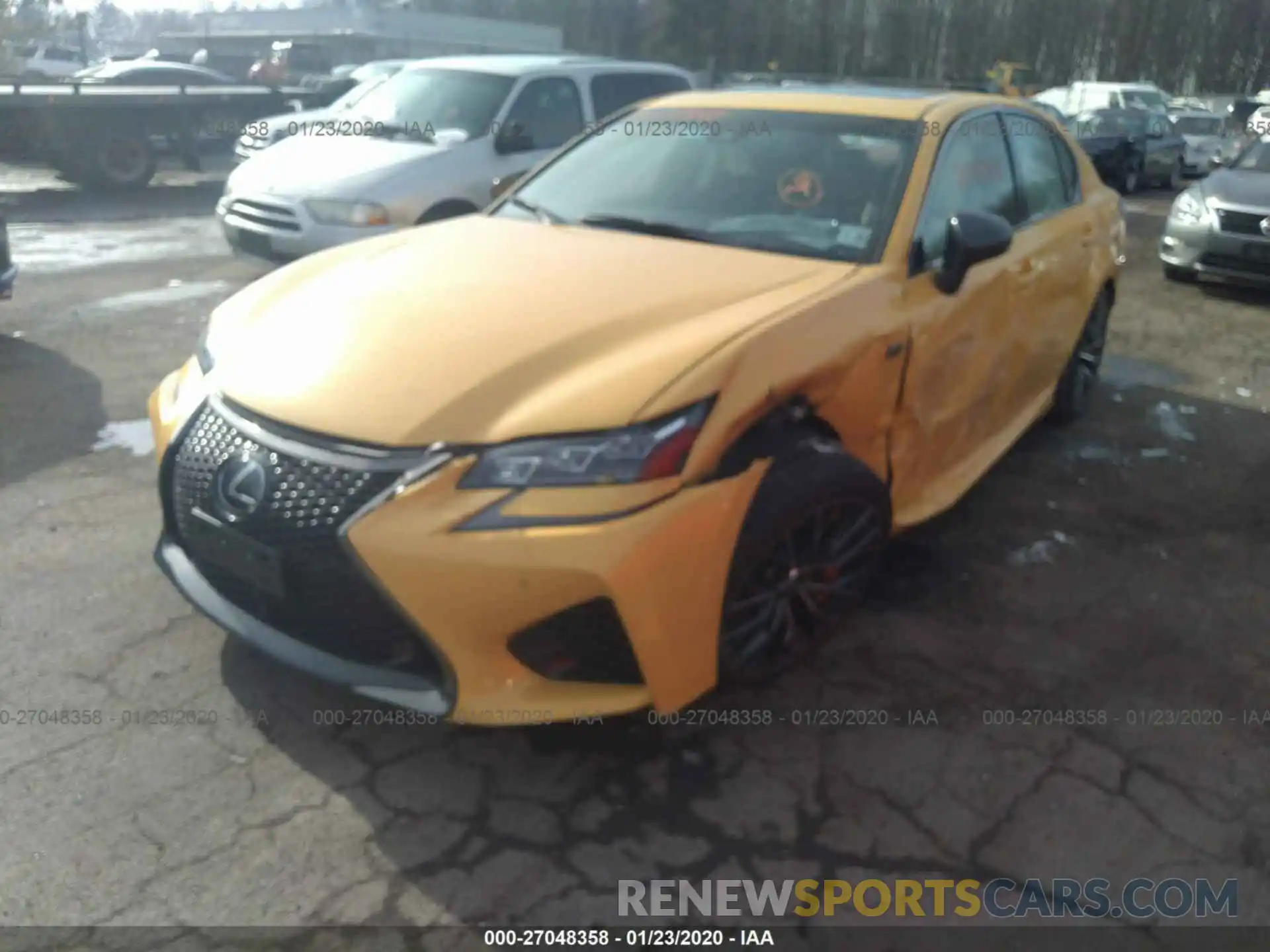 6 Фотография поврежденного автомобиля JTHBP1BL4KA002895 LEXUS GS-F 2019