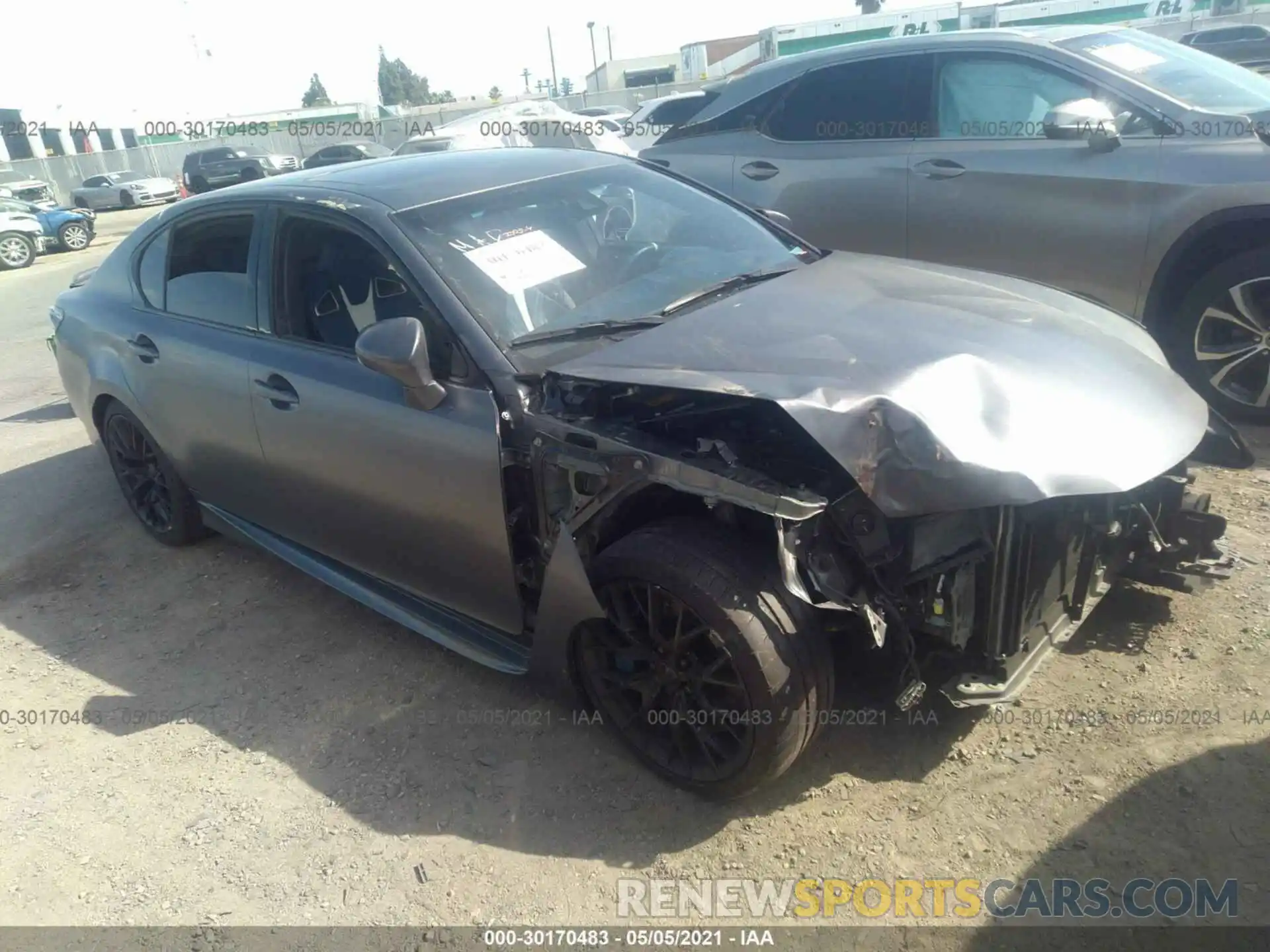 1 Photograph of a damaged car JTHBP1BL5KA002758 LEXUS GS F 2019