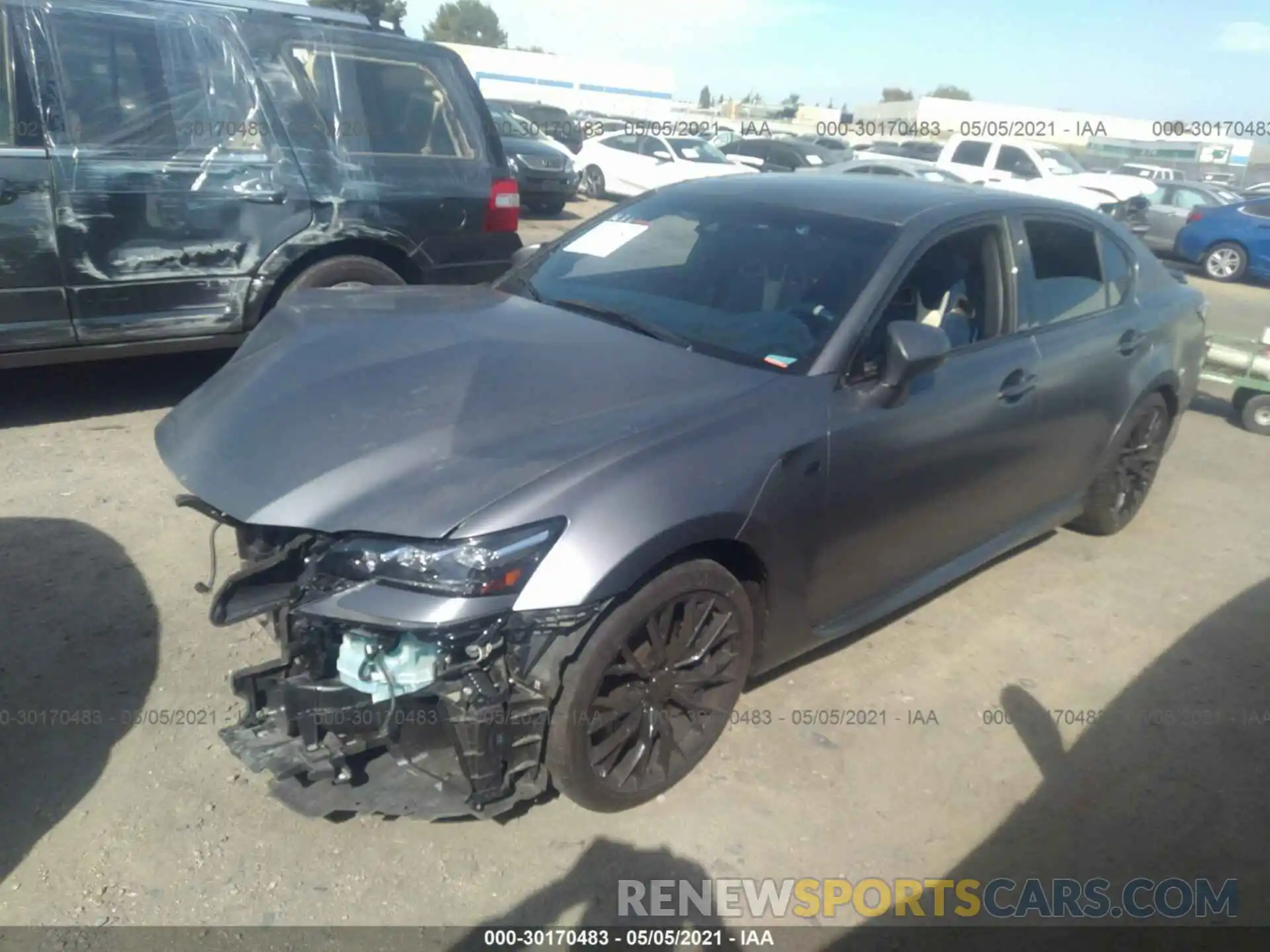 2 Photograph of a damaged car JTHBP1BL5KA002758 LEXUS GS F 2019