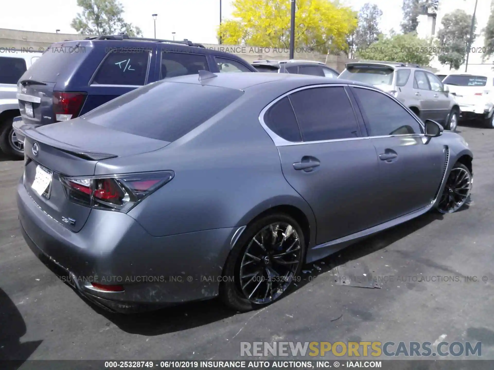 4 Фотография поврежденного автомобиля JTHBP1BL8KA002771 LEXUS GS-F 2019