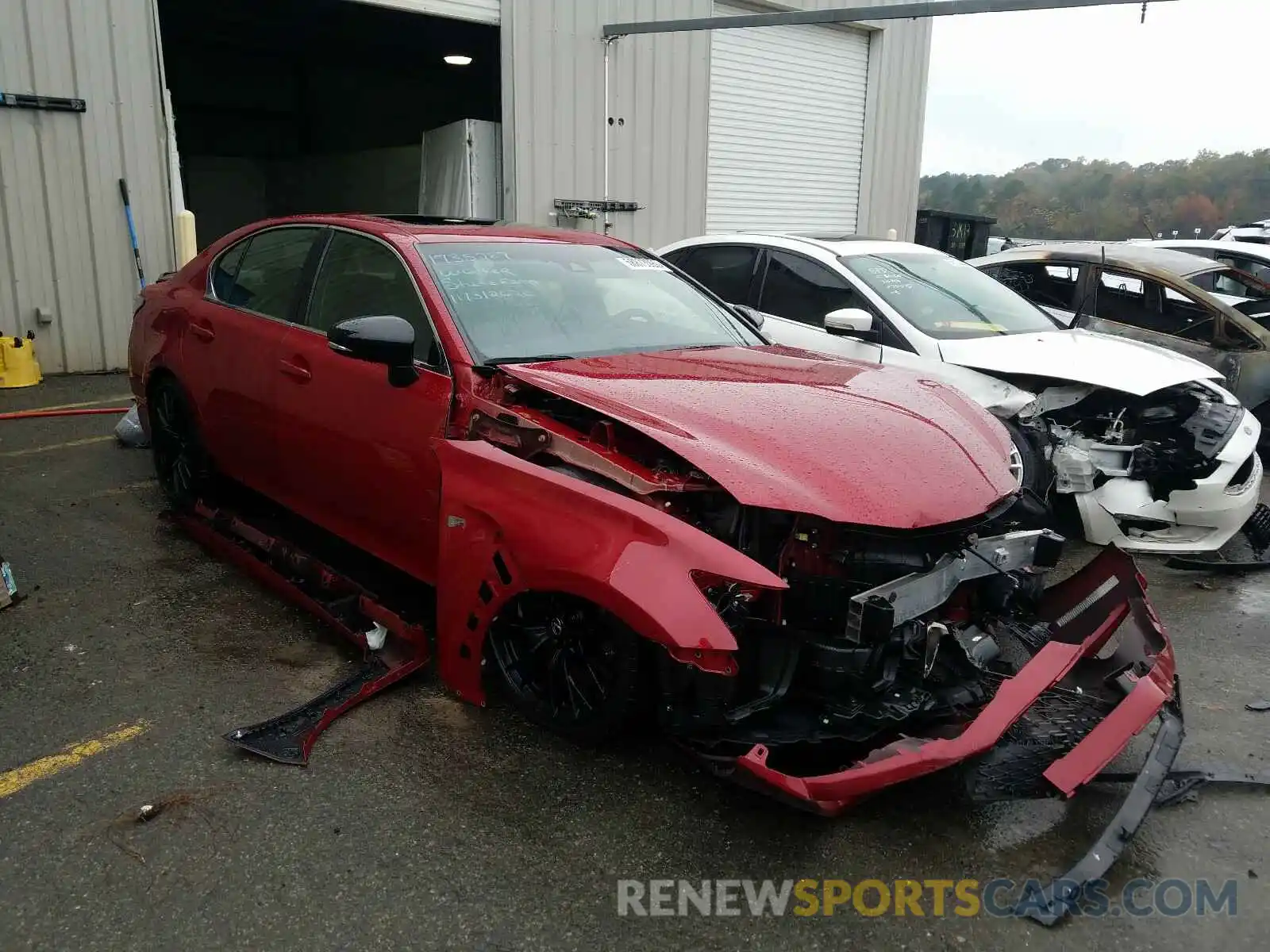 1 Photograph of a damaged car JTHBP1BL8LA003078 LEXUS GS-F 2020