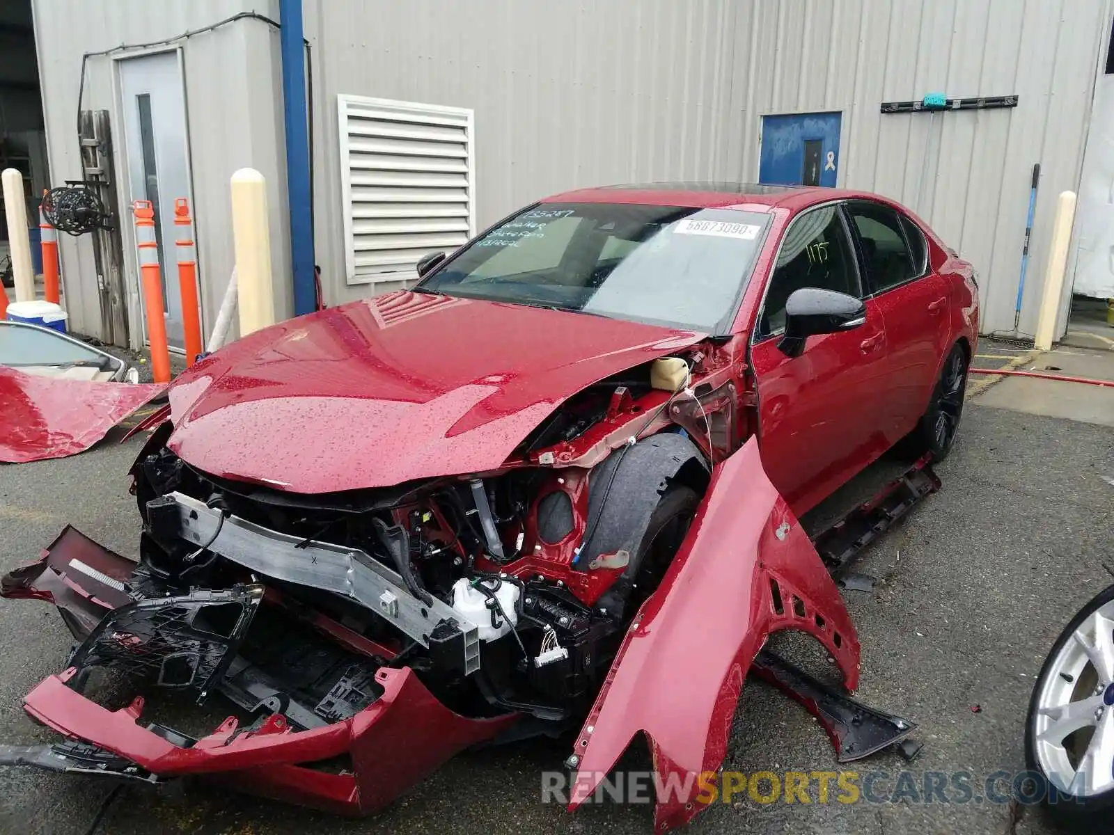 2 Photograph of a damaged car JTHBP1BL8LA003078 LEXUS GS-F 2020