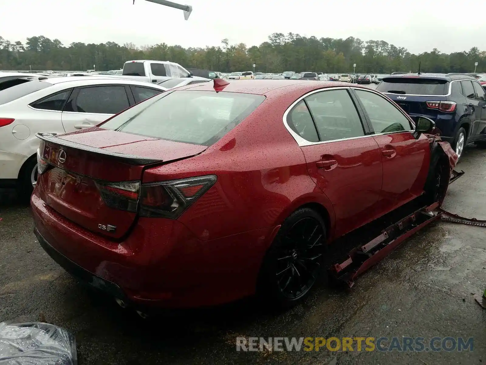 4 Photograph of a damaged car JTHBP1BL8LA003078 LEXUS GS-F 2020