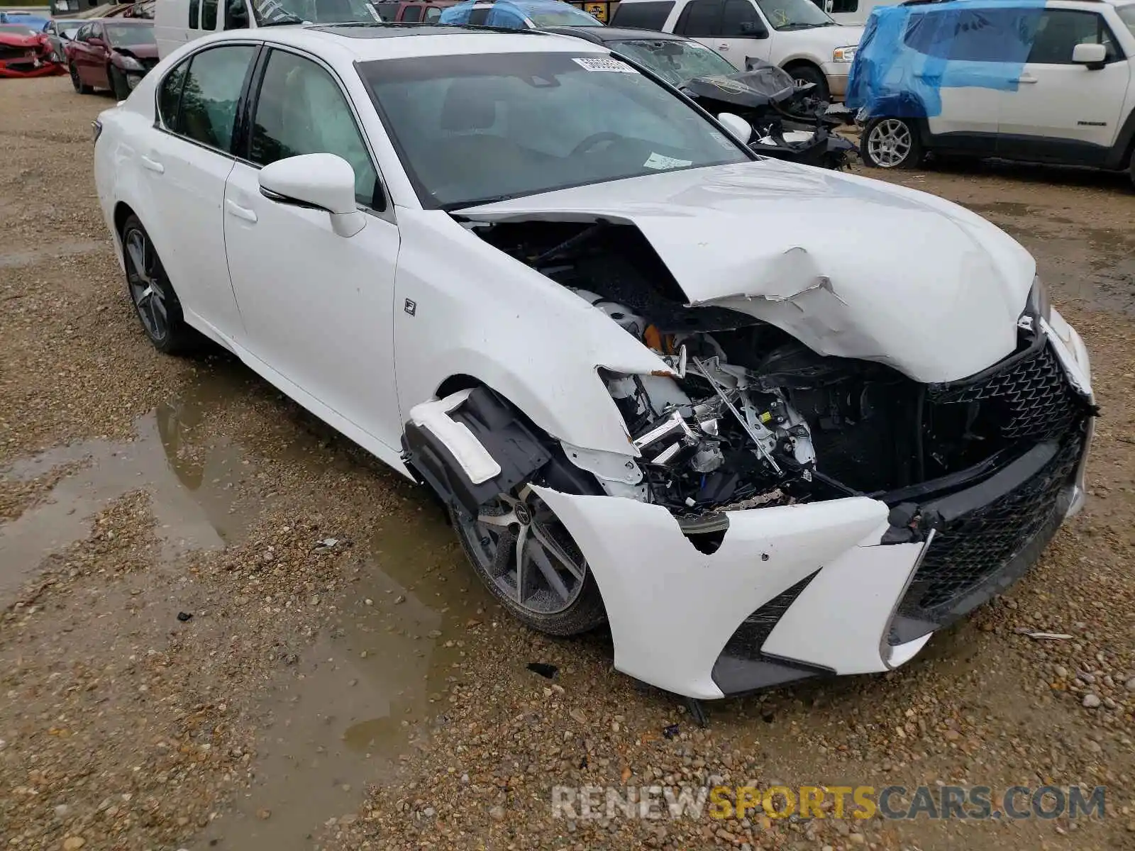 1 Photograph of a damaged car JTHBZ1BL0KA017470 LEXUS GS350 2019