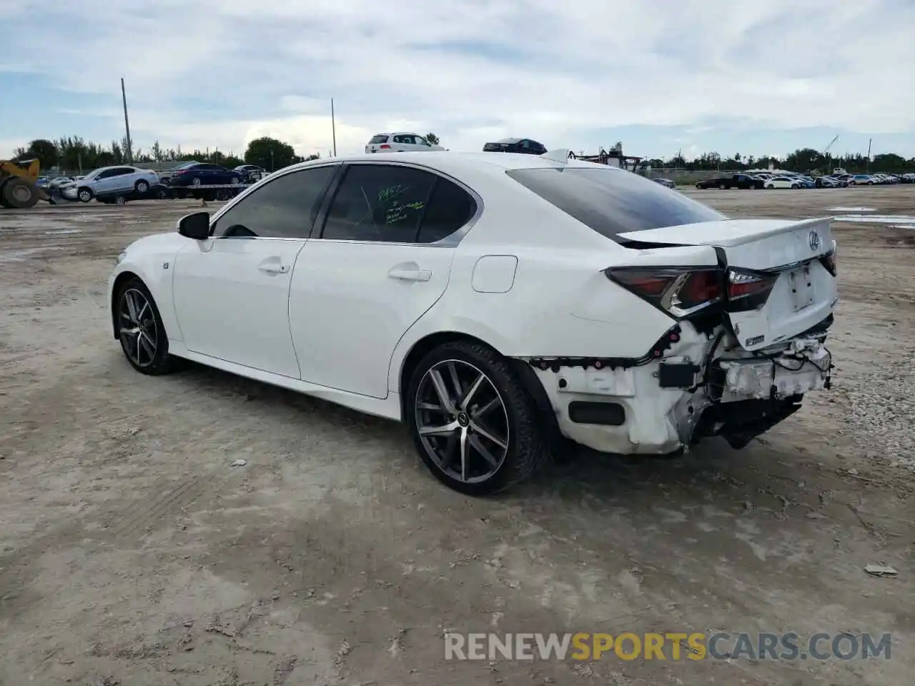 3 Photograph of a damaged car JTHBZ1BL1KA018465 LEXUS GS350 2019