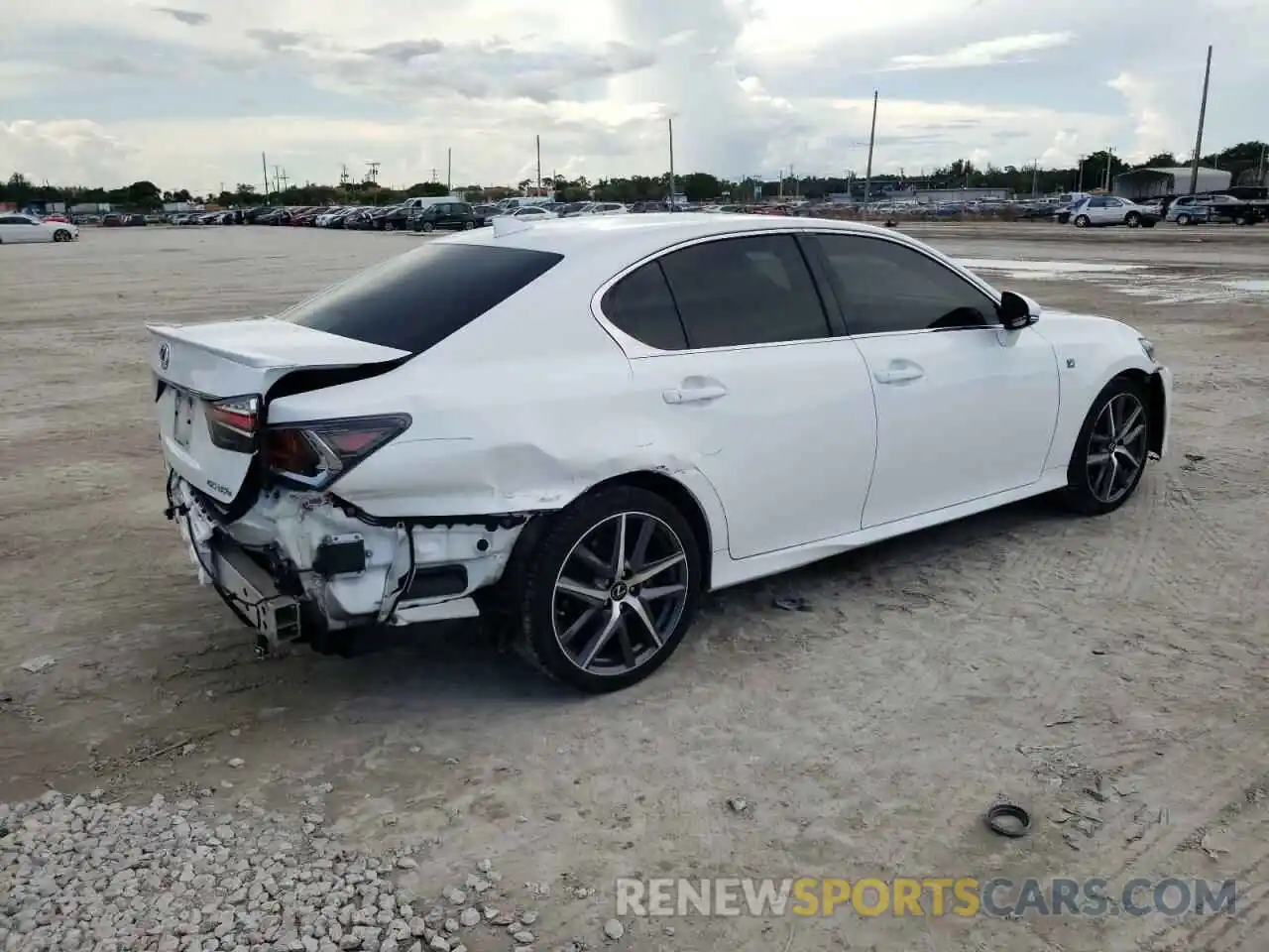 4 Photograph of a damaged car JTHBZ1BL1KA018465 LEXUS GS350 2019