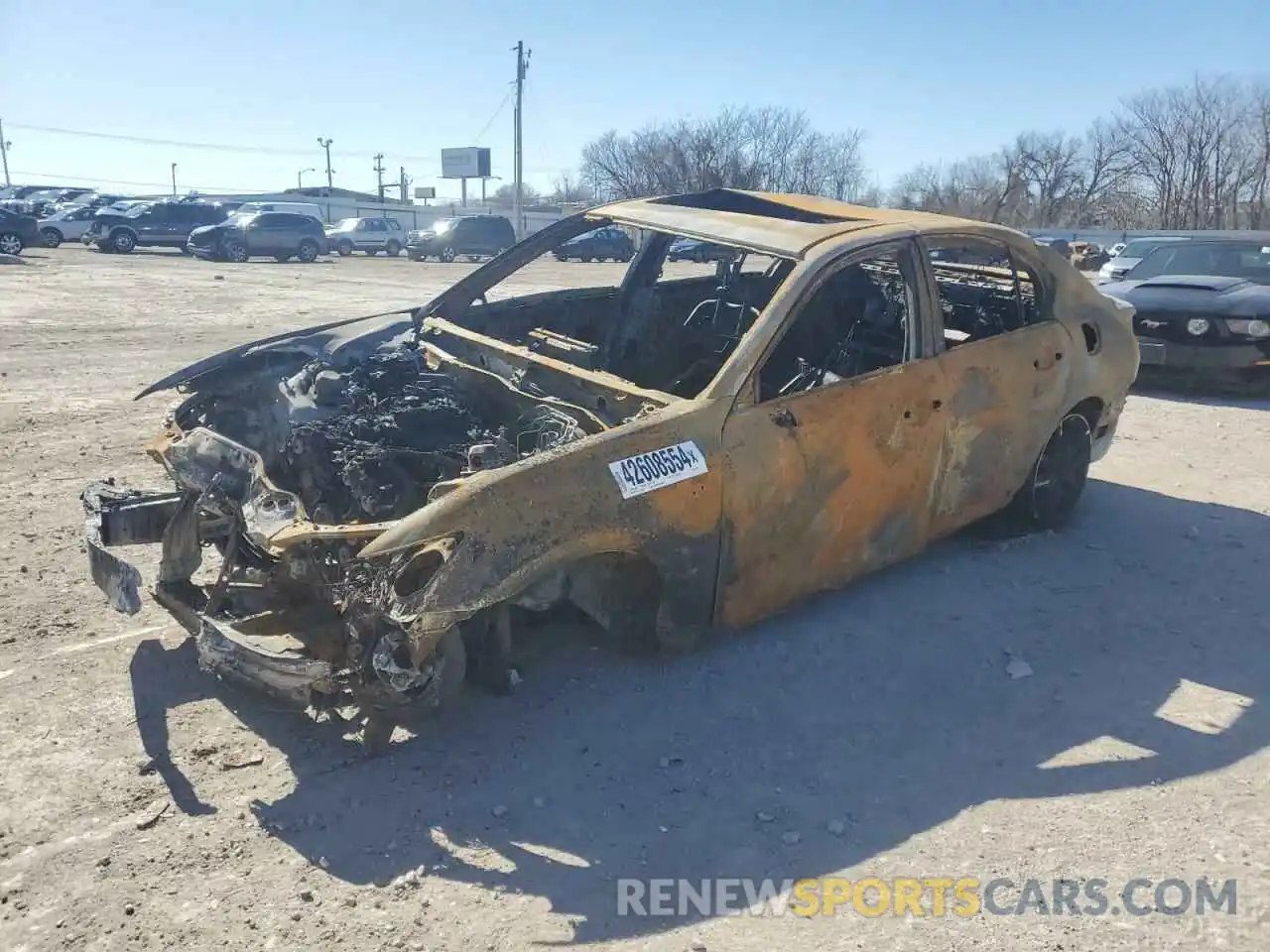 1 Photograph of a damaged car JTHBZ1BL2KA017387 LEXUS GS350 2019