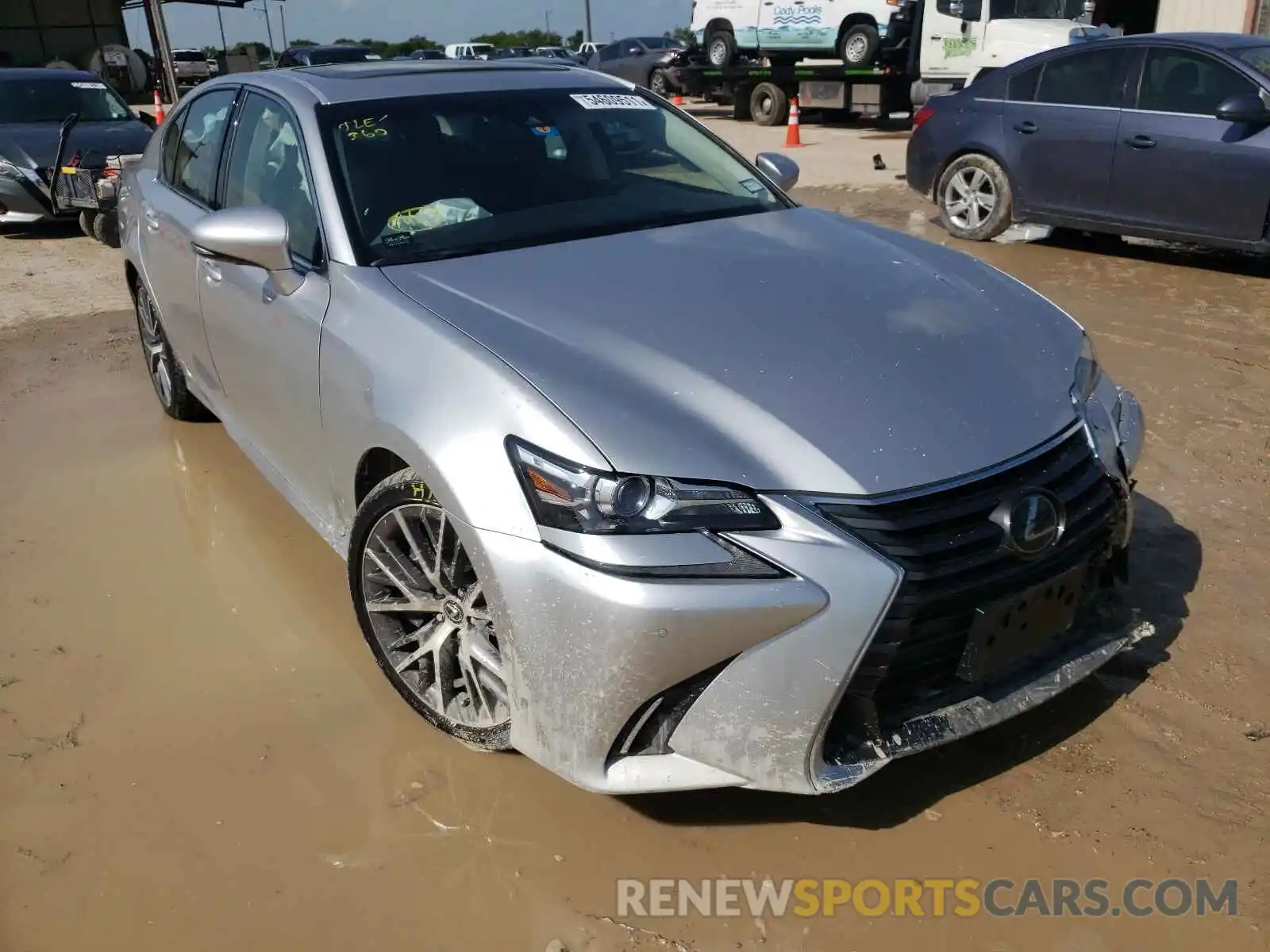 1 Photograph of a damaged car JTHBZ1BL3KA016992 LEXUS GS350 2019