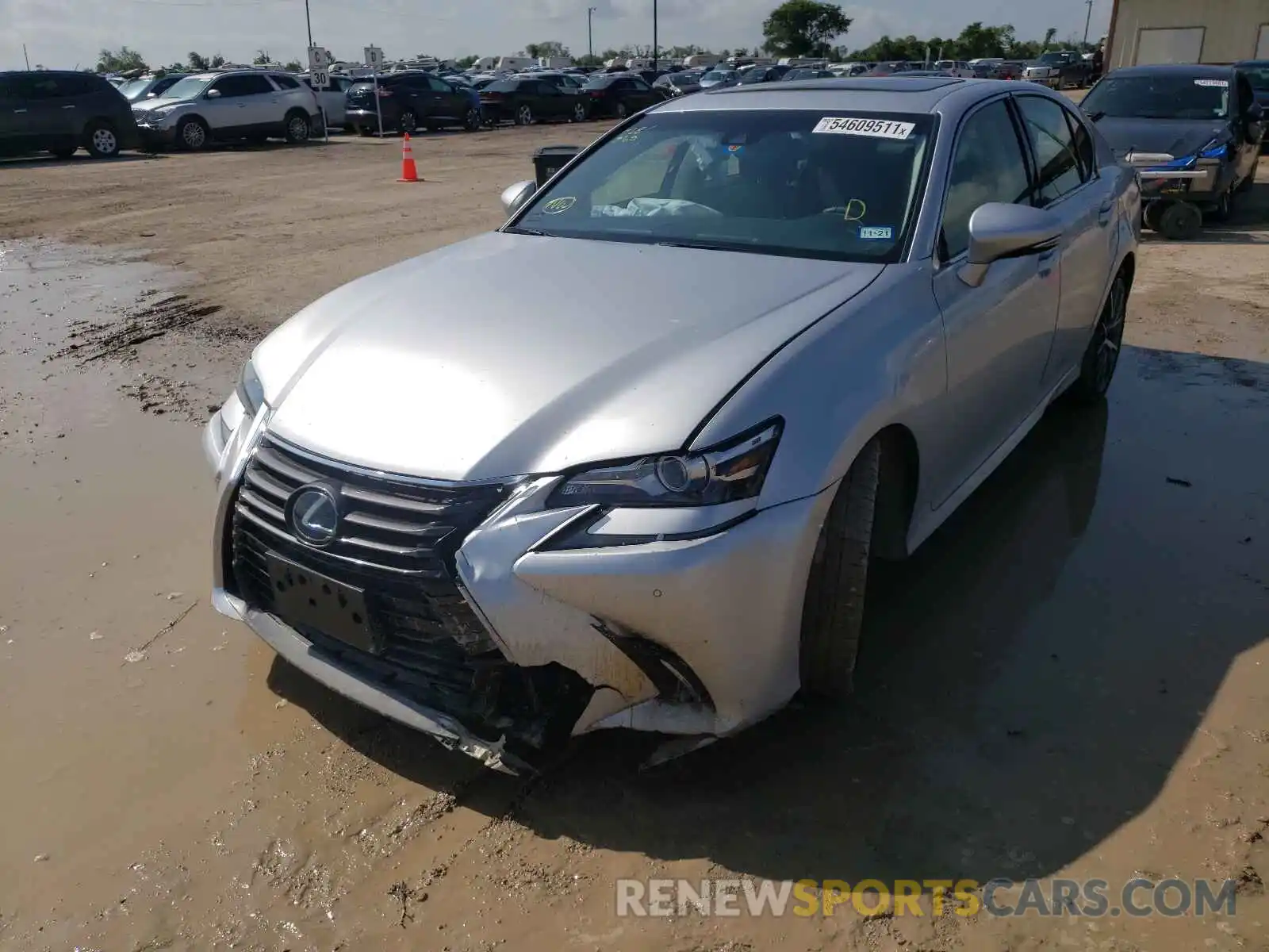 2 Photograph of a damaged car JTHBZ1BL3KA016992 LEXUS GS350 2019