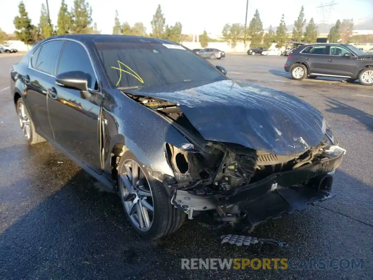 1 Photograph of a damaged car JTHBZ1BL3KA019200 LEXUS GS350 2019