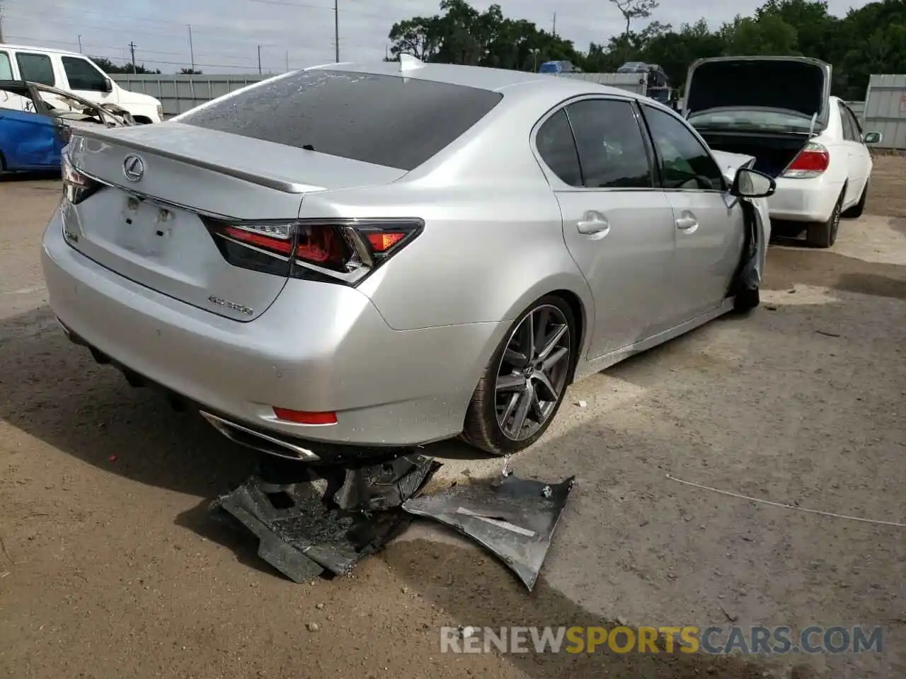 4 Photograph of a damaged car JTHBZ1BL6KA018218 LEXUS GS350 2019