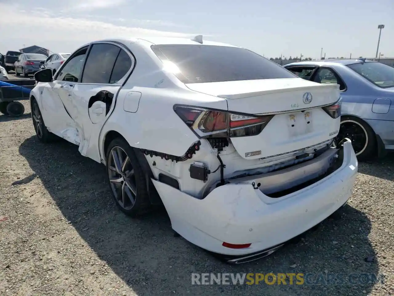 3 Photograph of a damaged car JTHBZ1BL7KA017014 LEXUS GS350 2019