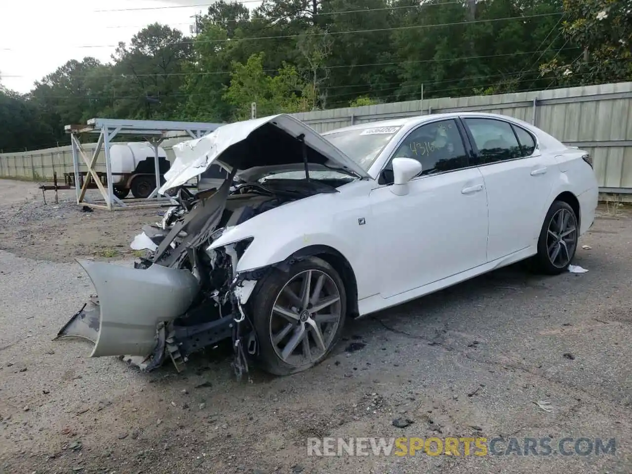 2 Photograph of a damaged car JTHBZ1BL8KA017037 LEXUS GS350 2019