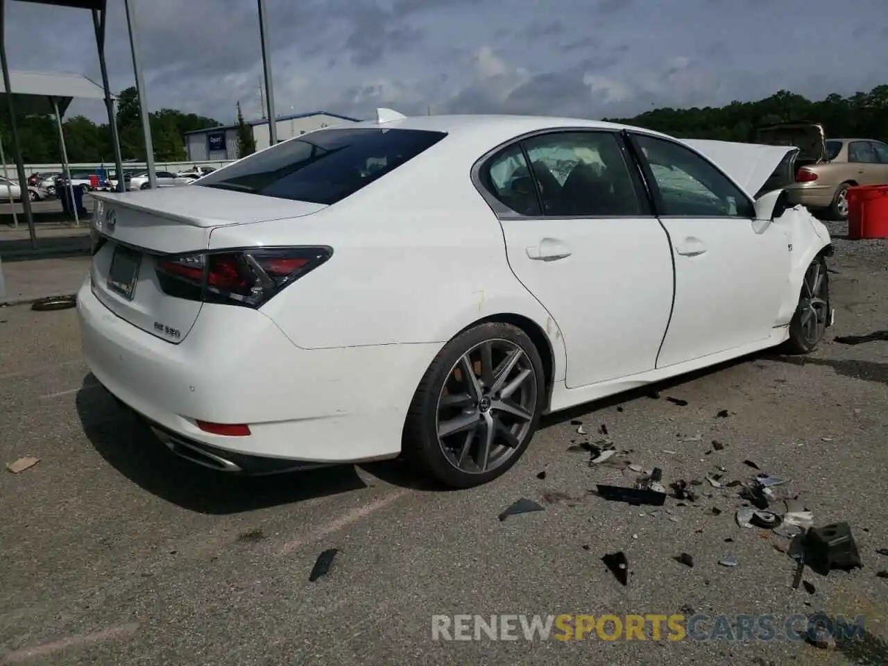 4 Photograph of a damaged car JTHBZ1BL8KA017037 LEXUS GS350 2019