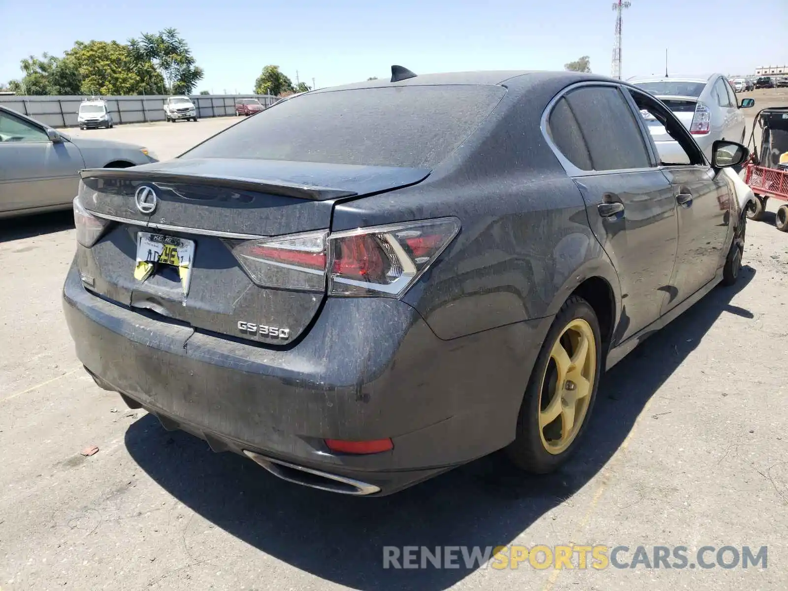 4 Photograph of a damaged car JTHBZ1BL8KA018219 LEXUS GS350 2019