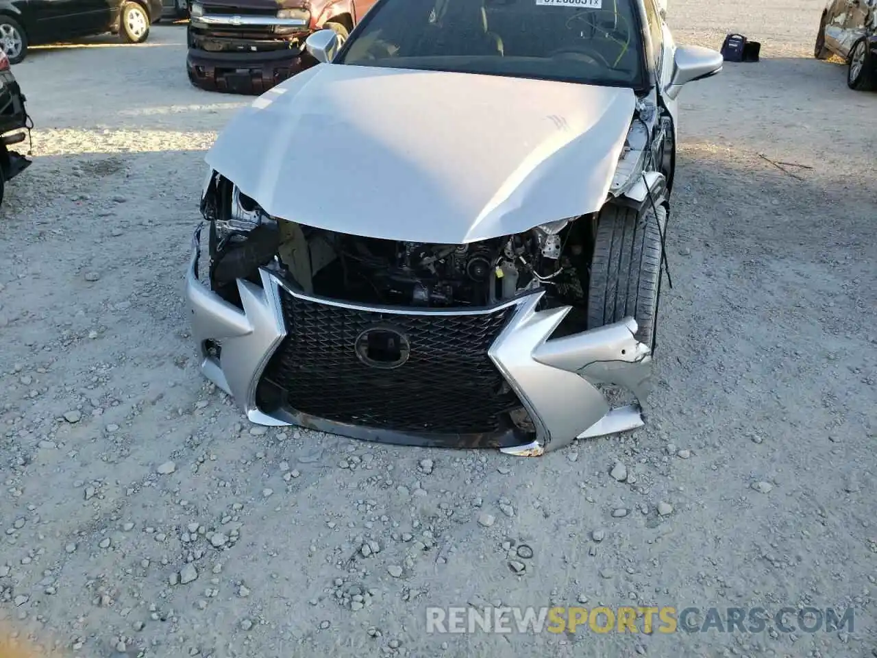 9 Photograph of a damaged car JTHBZ1BL9KA017693 LEXUS GS350 2019