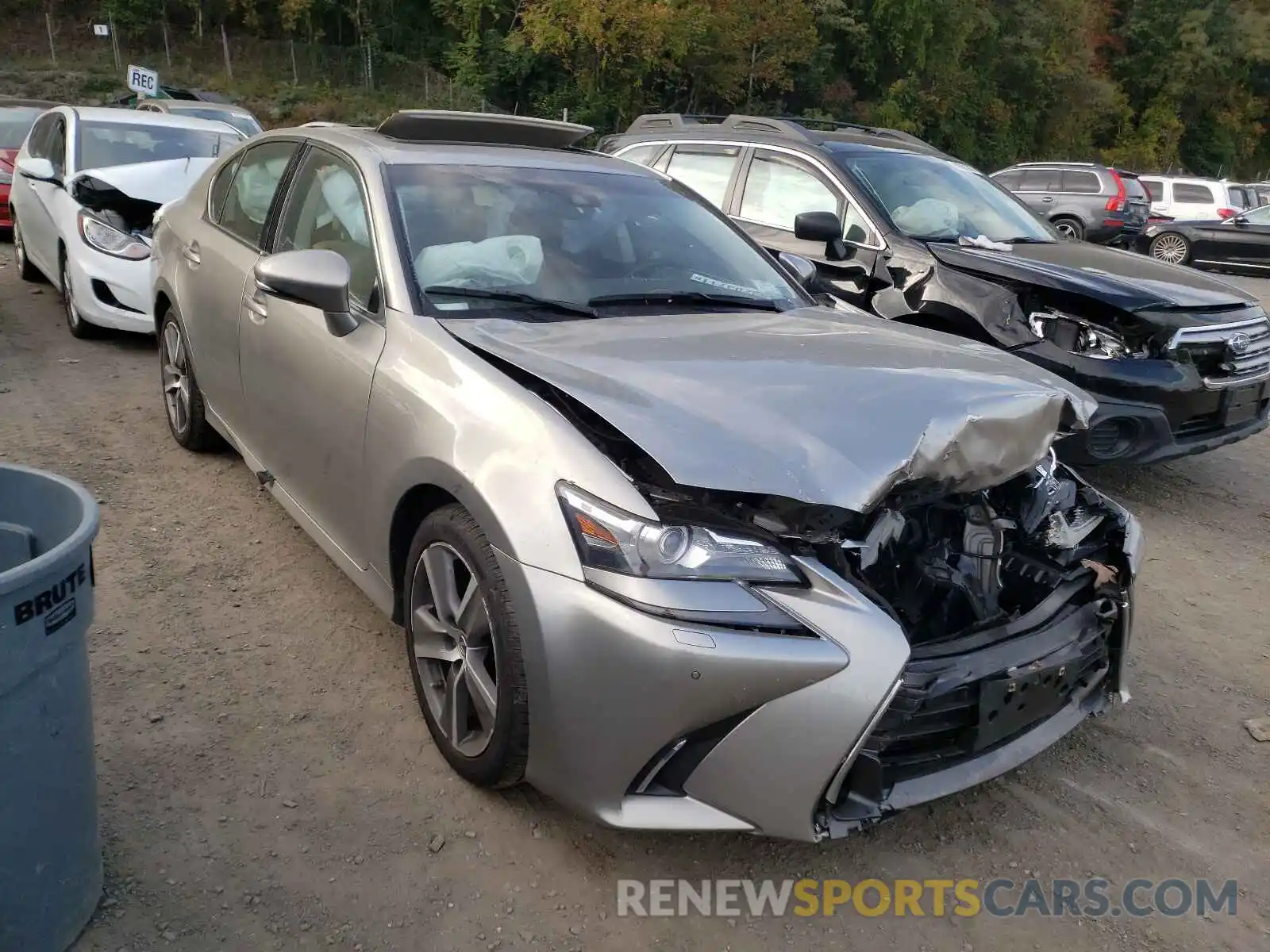 1 Photograph of a damaged car JTHCZ1BL0KA011740 LEXUS GS350 2019