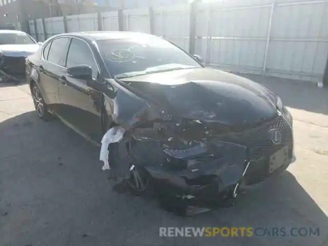 1 Photograph of a damaged car JTHCZ1BL1KA010905 LEXUS GS350 2019