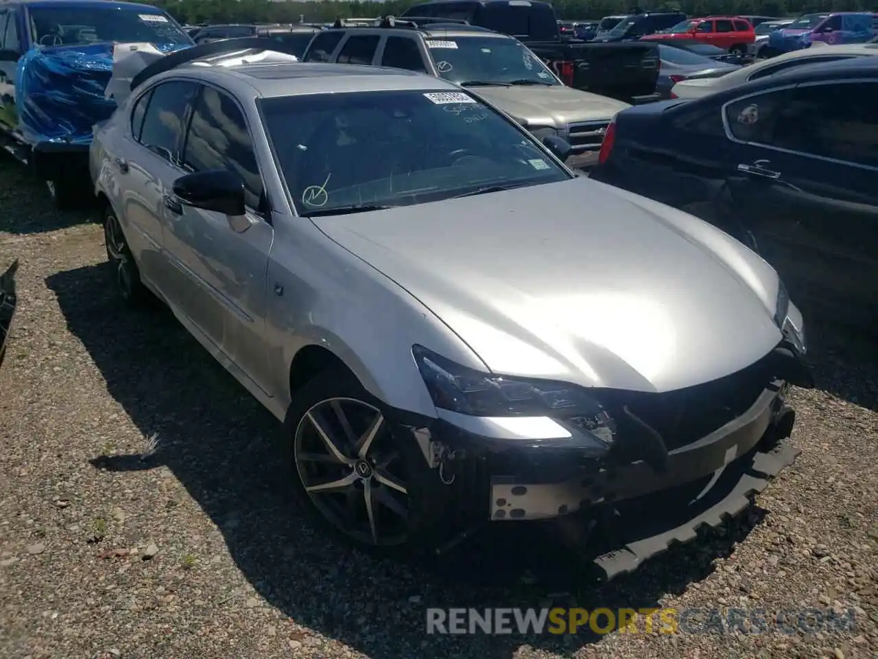 1 Photograph of a damaged car JTHCZ1BL1KA011214 LEXUS GS350 2019