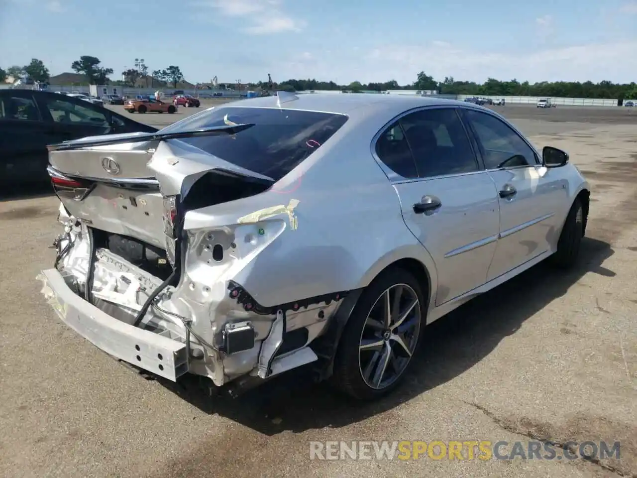 4 Photograph of a damaged car JTHCZ1BL1KA011214 LEXUS GS350 2019