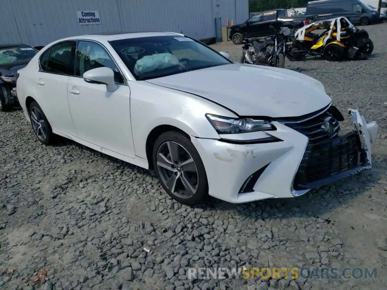 1 Photograph of a damaged car JTHCZ1BL3KA011411 LEXUS GS350 2019