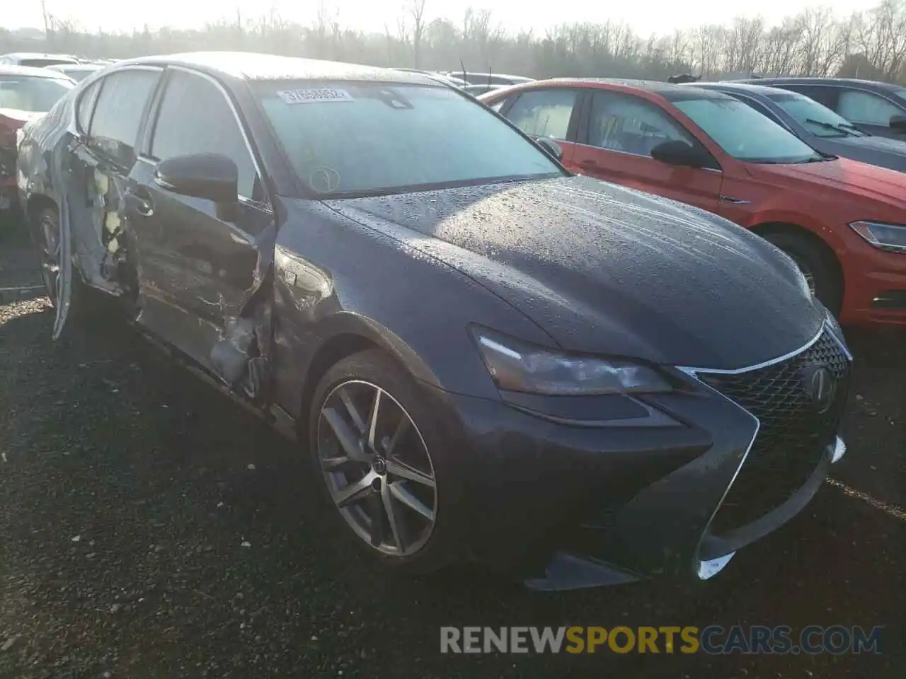 1 Photograph of a damaged car JTHCZ1BL4KA011613 LEXUS GS350 2019