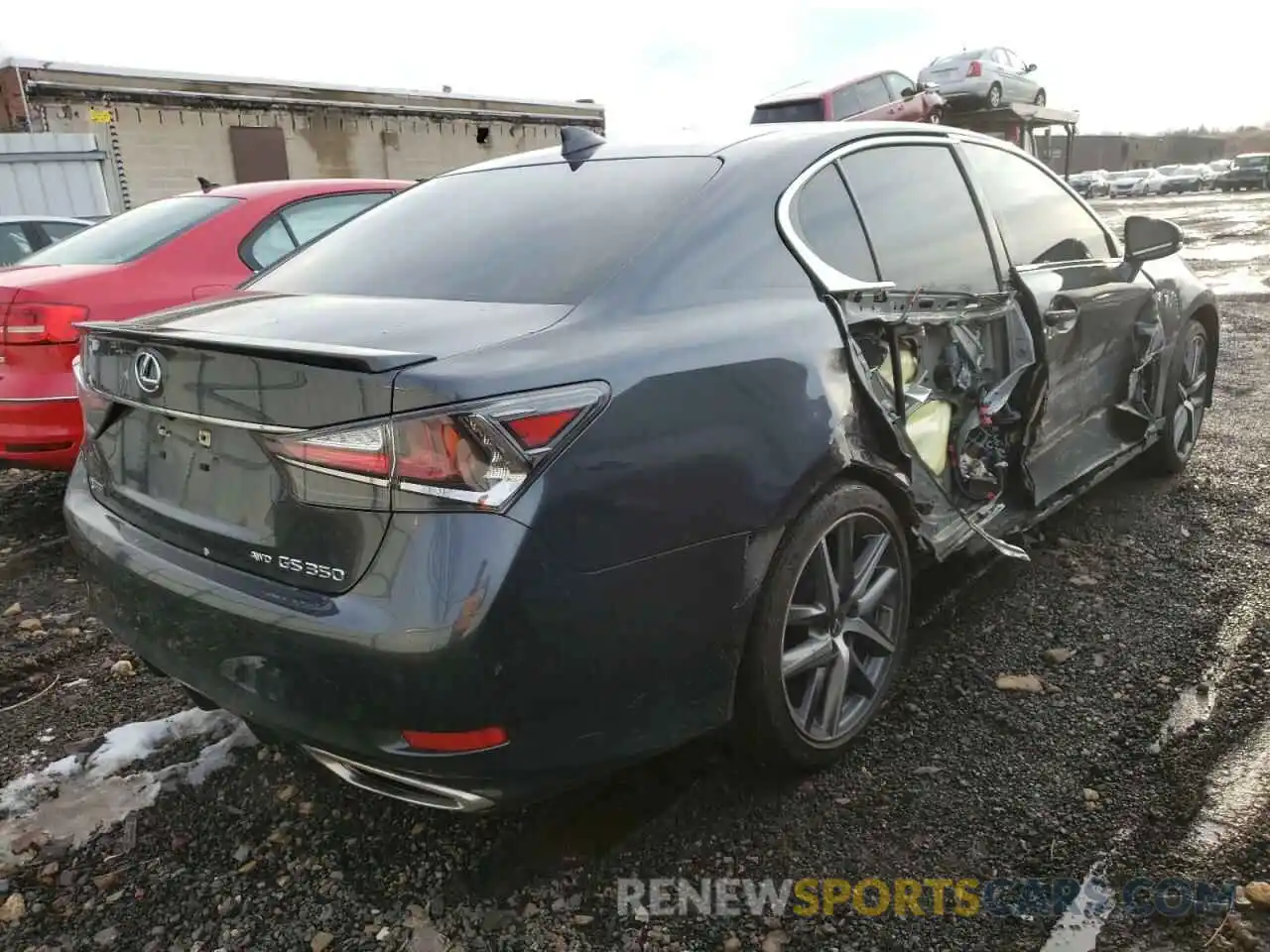 4 Photograph of a damaged car JTHCZ1BL4KA011613 LEXUS GS350 2019