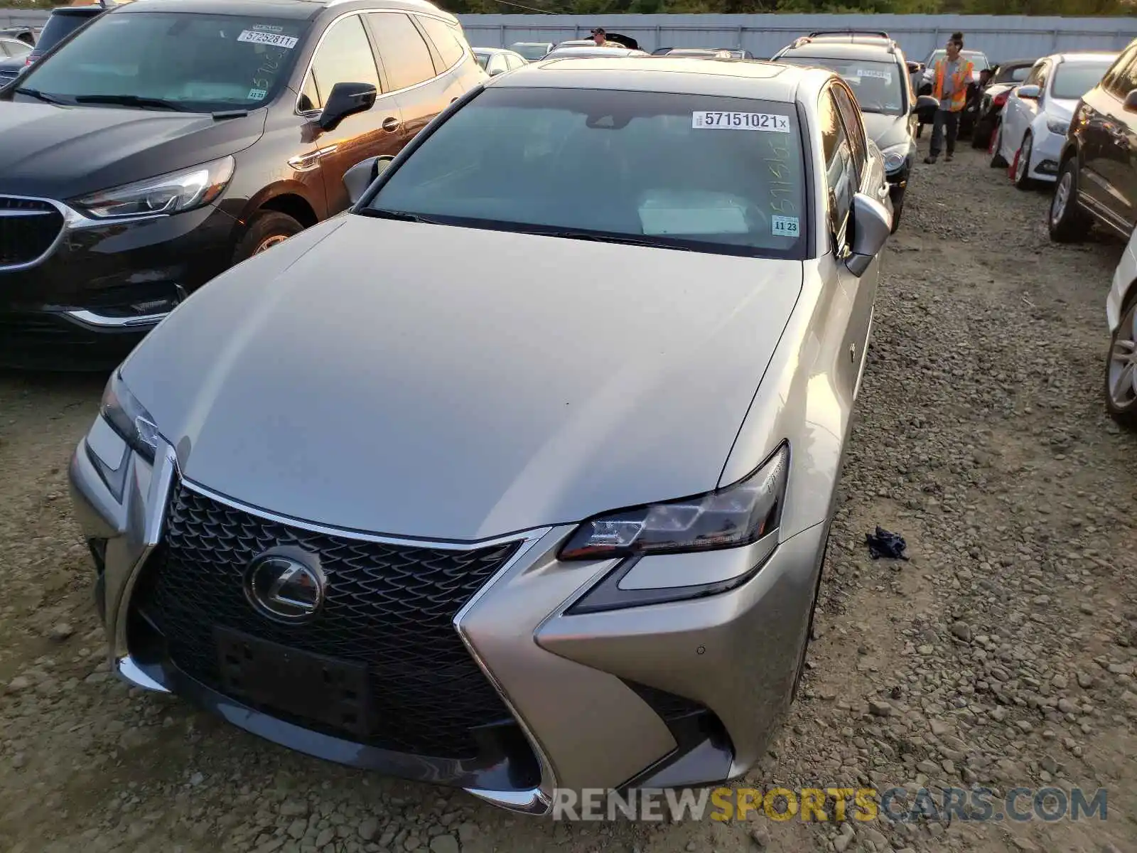 2 Photograph of a damaged car JTHCZ1BL5KA010549 LEXUS GS350 2019