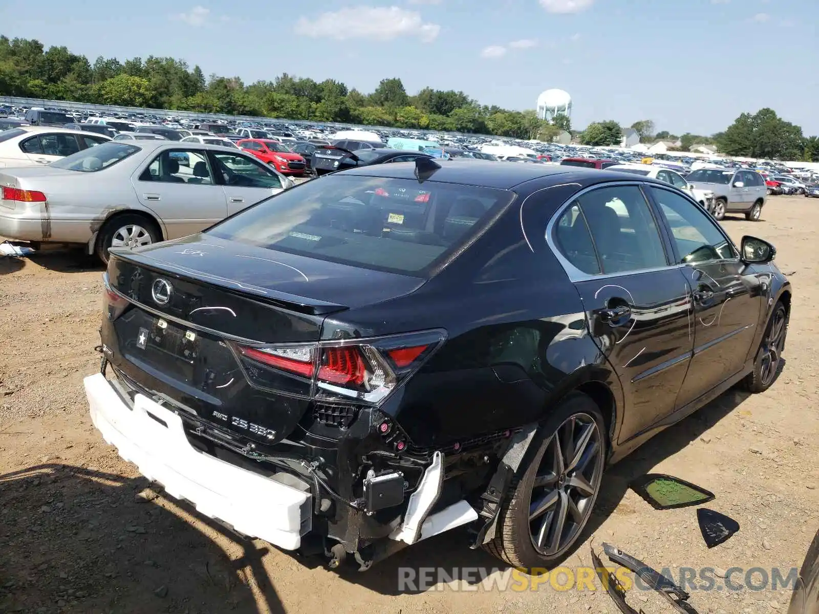 4 Photograph of a damaged car JTHCZ1BL6KA011192 LEXUS GS350 2019