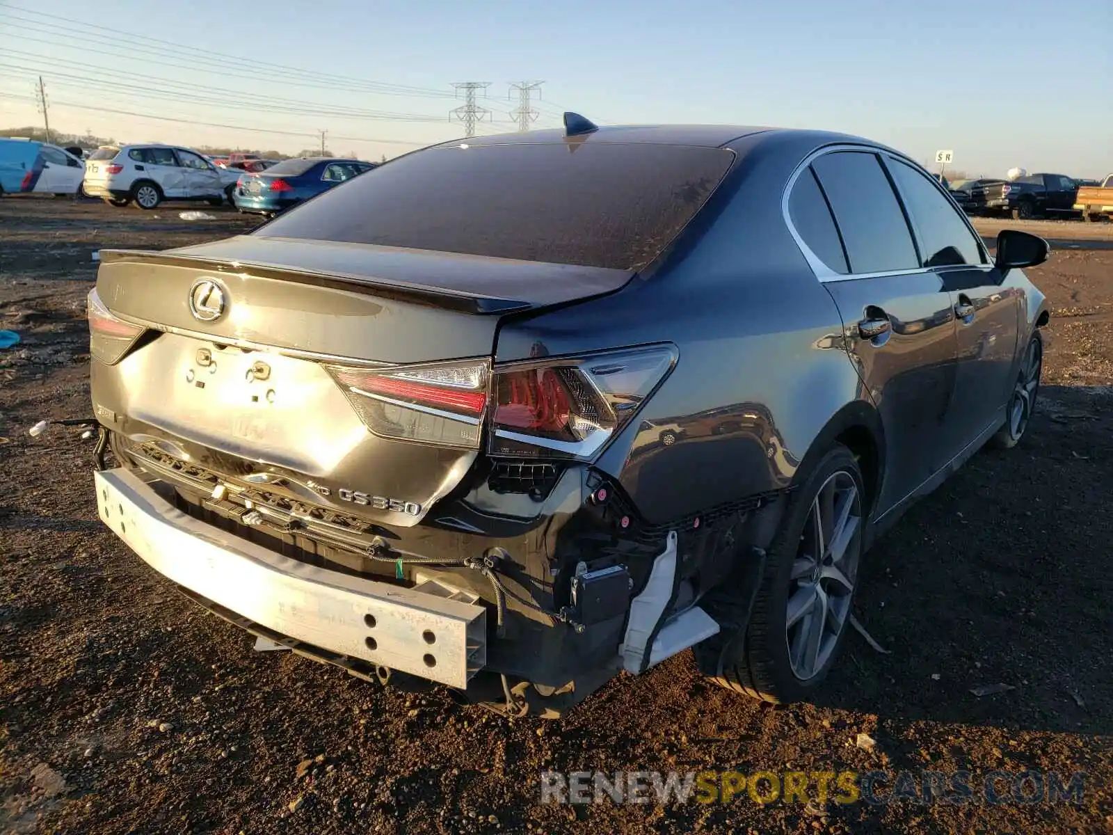 4 Photograph of a damaged car JTHCZ1BL7KA011976 LEXUS GS350 2019