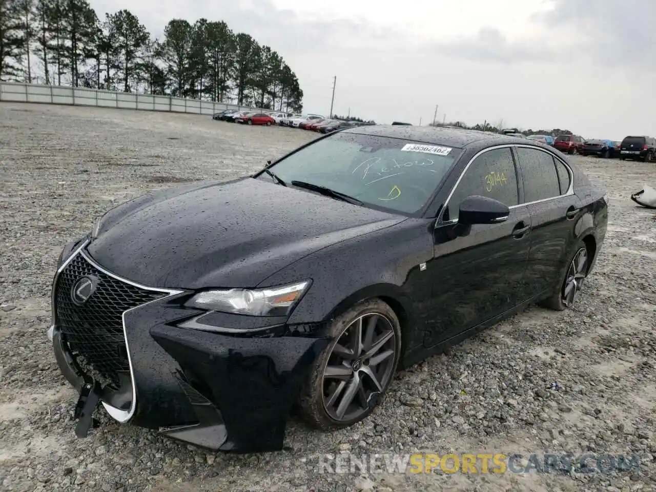 2 Photograph of a damaged car JTHEZ1BL0LA019315 LEXUS GS350 2020