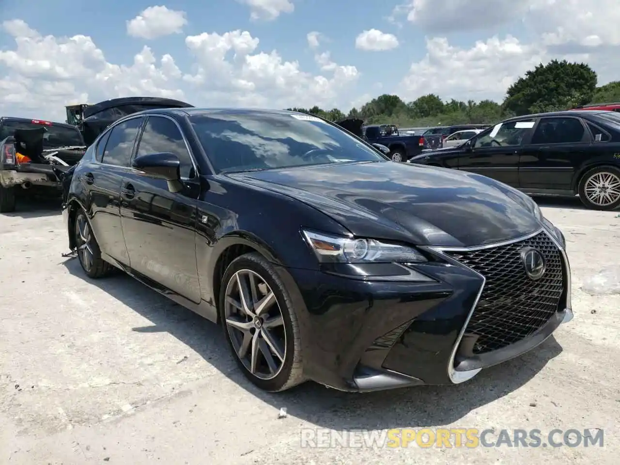 1 Photograph of a damaged car JTHEZ1BL1LA020182 LEXUS GS350 2020