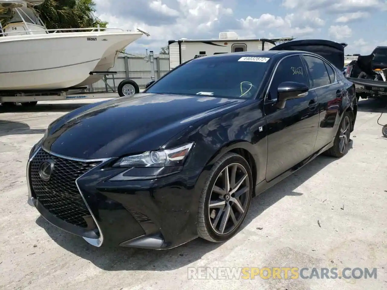 2 Фотография поврежденного автомобиля JTHEZ1BL1LA020182 LEXUS GS350 2020