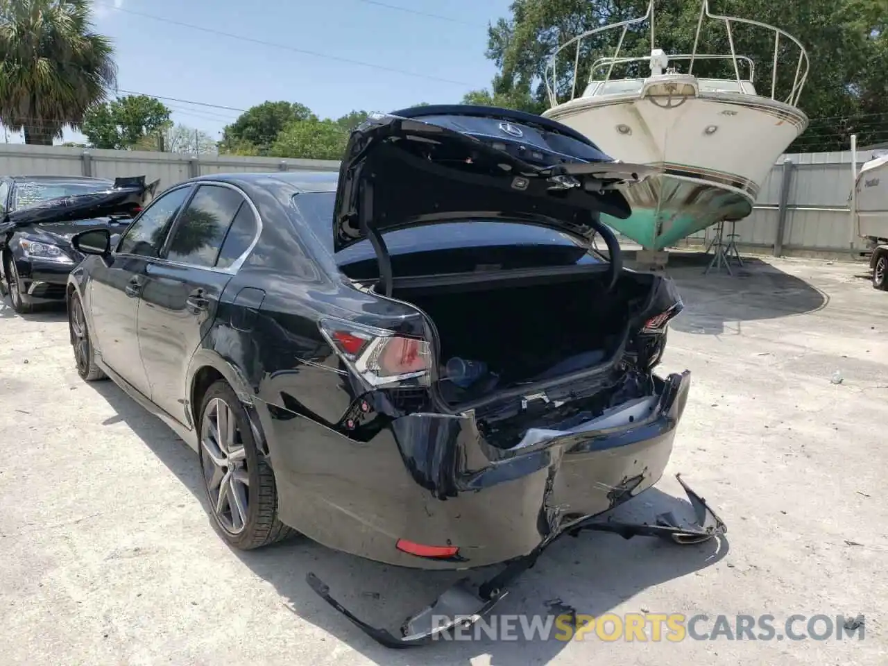 3 Photograph of a damaged car JTHEZ1BL1LA020182 LEXUS GS350 2020