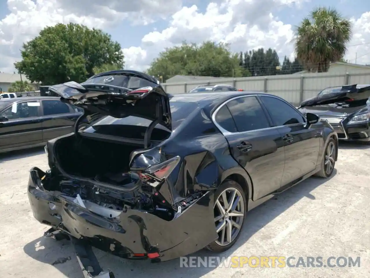 4 Photograph of a damaged car JTHEZ1BL1LA020182 LEXUS GS350 2020