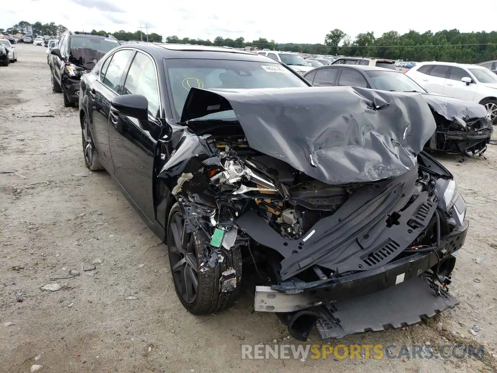 1 Photograph of a damaged car JTHEZ1BL2LA019896 LEXUS GS350 2020