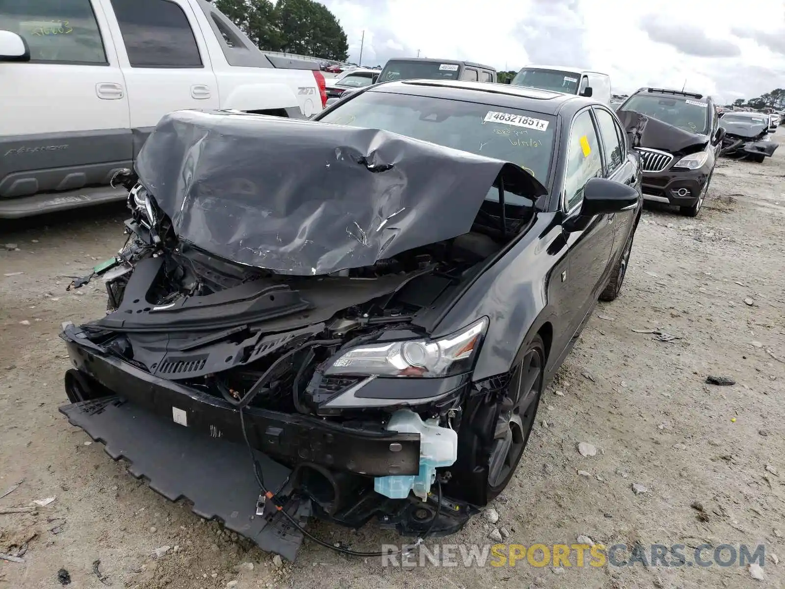 2 Photograph of a damaged car JTHEZ1BL2LA019896 LEXUS GS350 2020